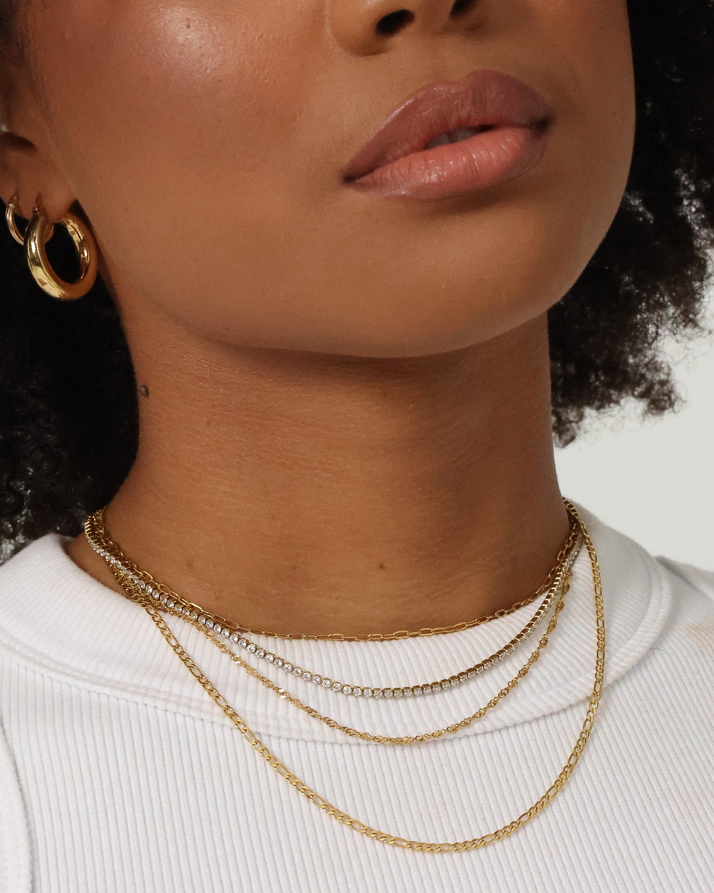 Raising Hell Women's 4 Chain Customisable Clasp Gold、mySite、zt4zffjzw