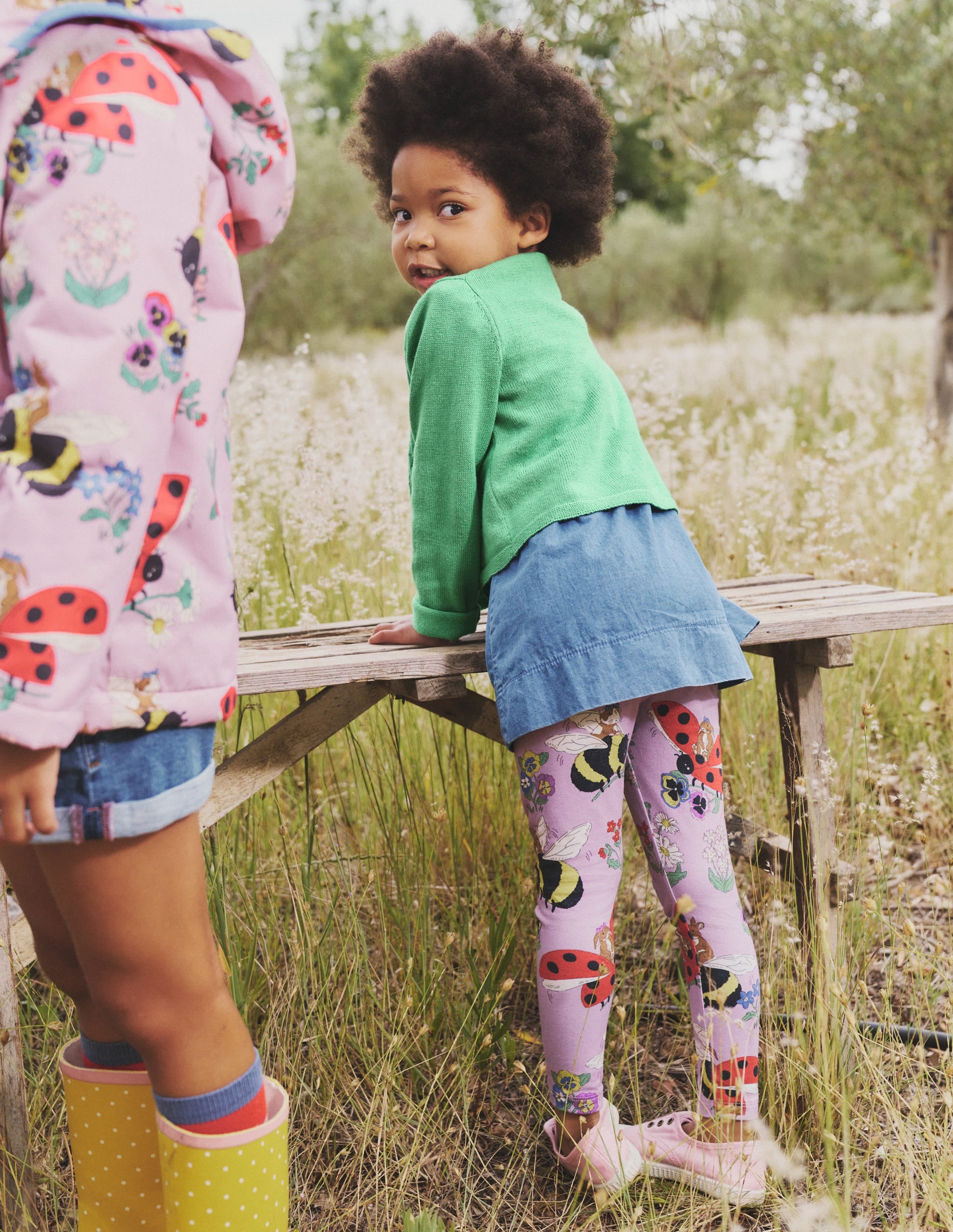  Fun Leggings-Sugared Almond Pink Meadows、mySite、ashleygrahame