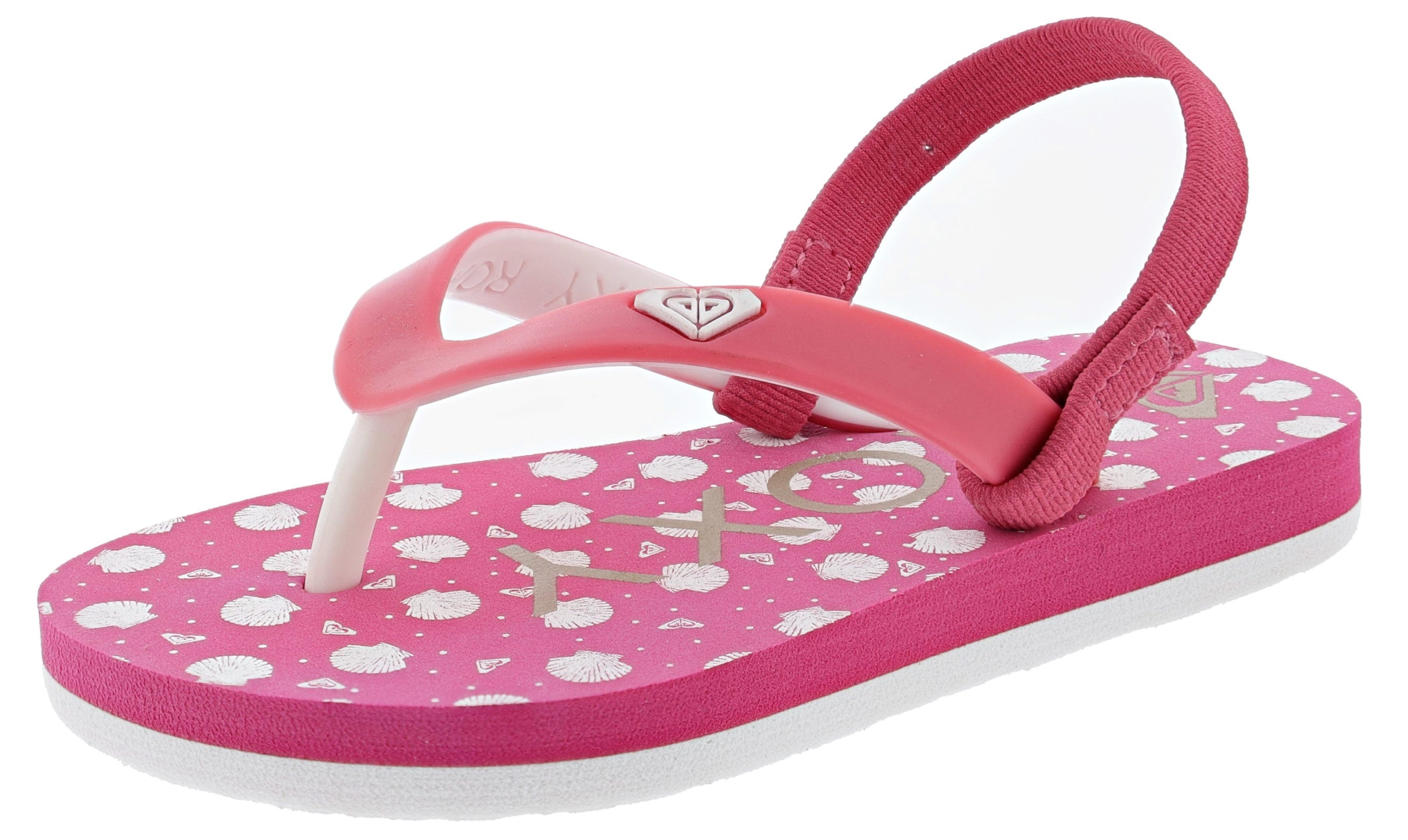 Roxy Toddler's Tahiti Elasticized Strap Flip Flops、mySite、dreamappss