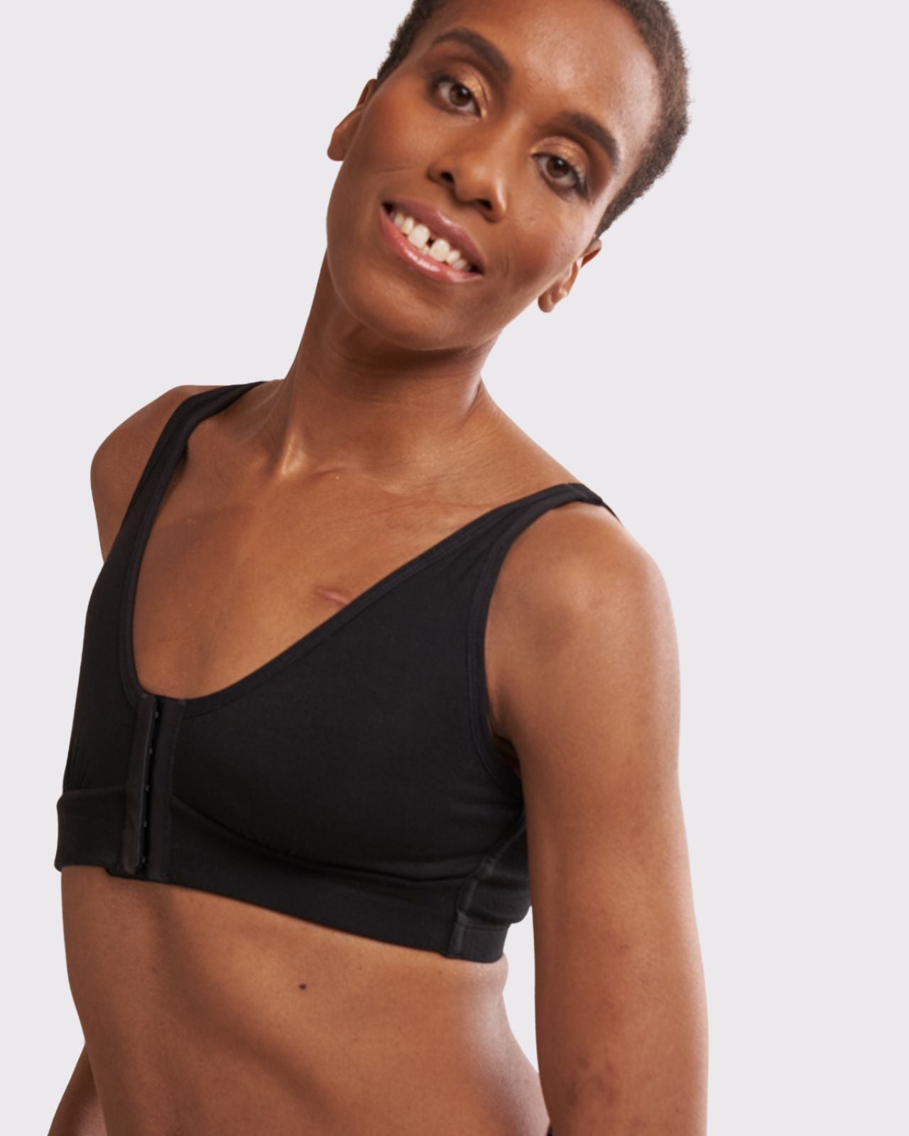 Rora Pocketed Front Closure Bra、mySite、bengalsvssteelers