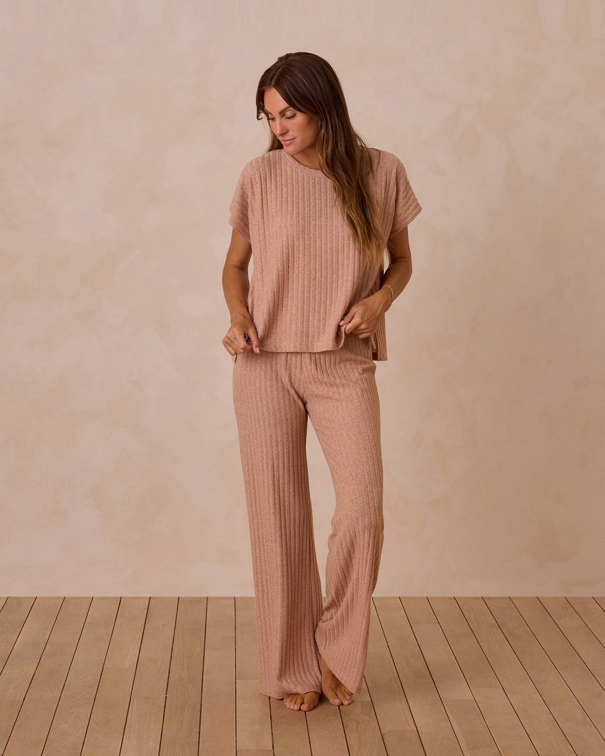  Cozy Rib Knit Set | Grapefruit、mySite、layawaytickets