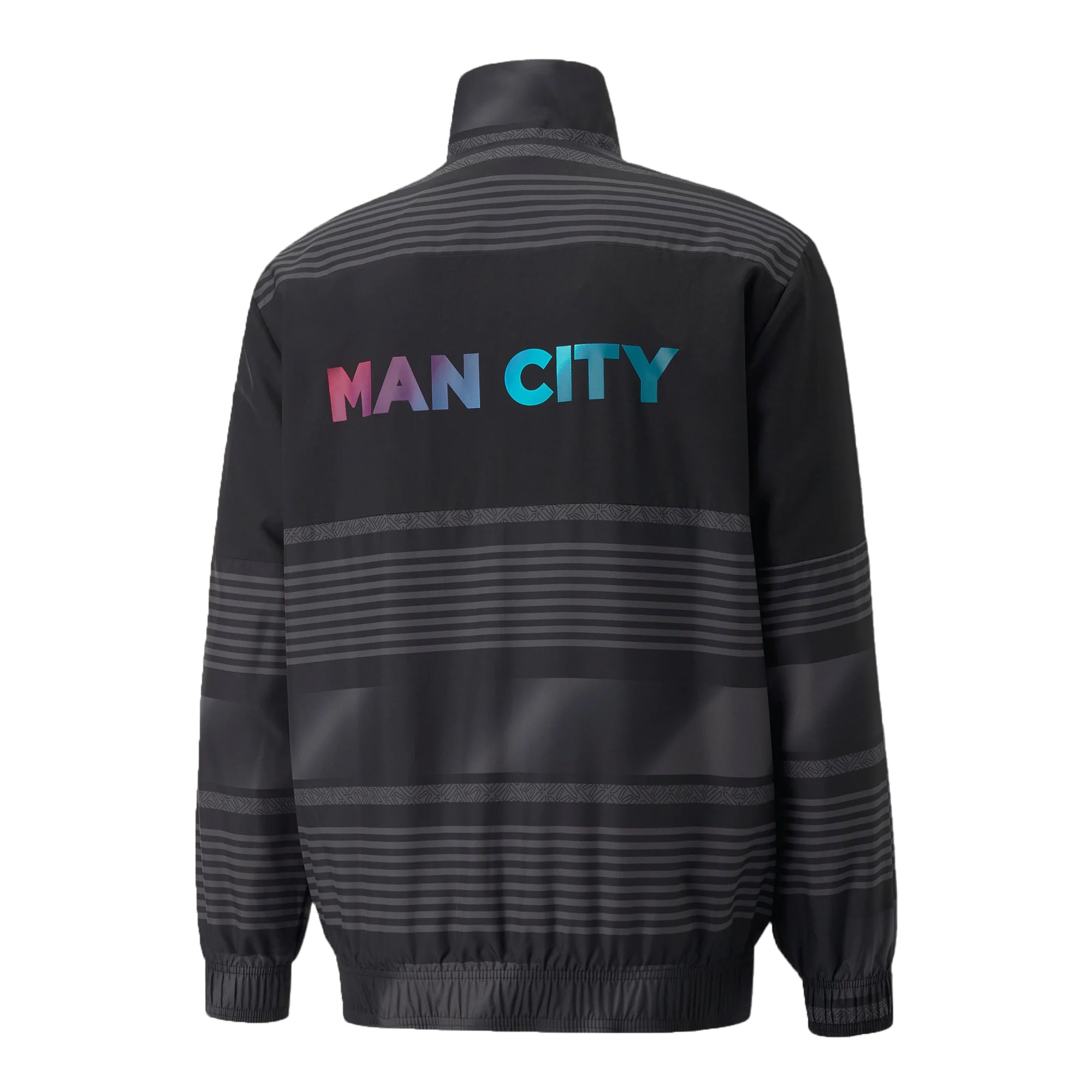 PUMA Men's Manchester City Pre Match Jacket 2022 Black/Noir、mySite、noshort