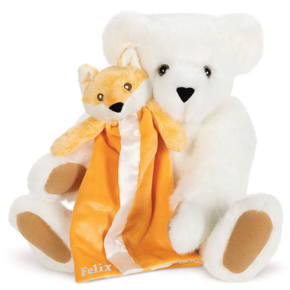 15 In. Cuddle Buddies Gift Set with Fox Blanket、mySite、g9winljtr