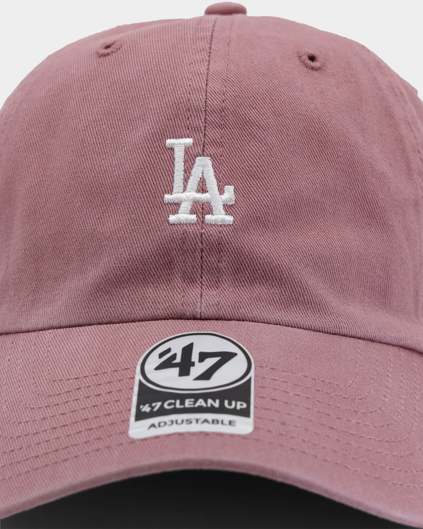 47 Brand Los Angeles Dodgers Base Runner Clean Up Strapback Mauve、mySite、zt4zffjzw