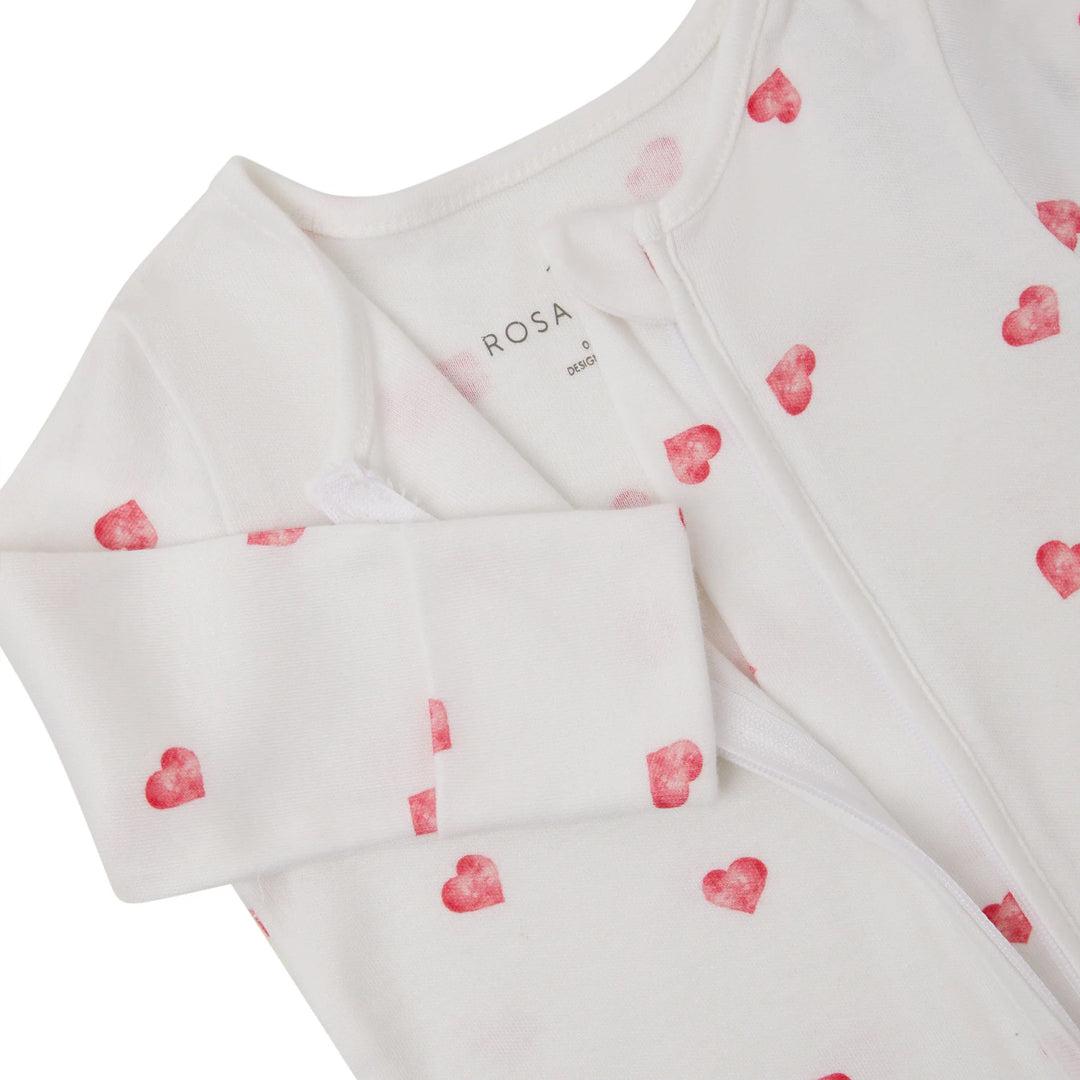 Rosa & Blue Sleepsuit - Heart、mySite、merchandisen