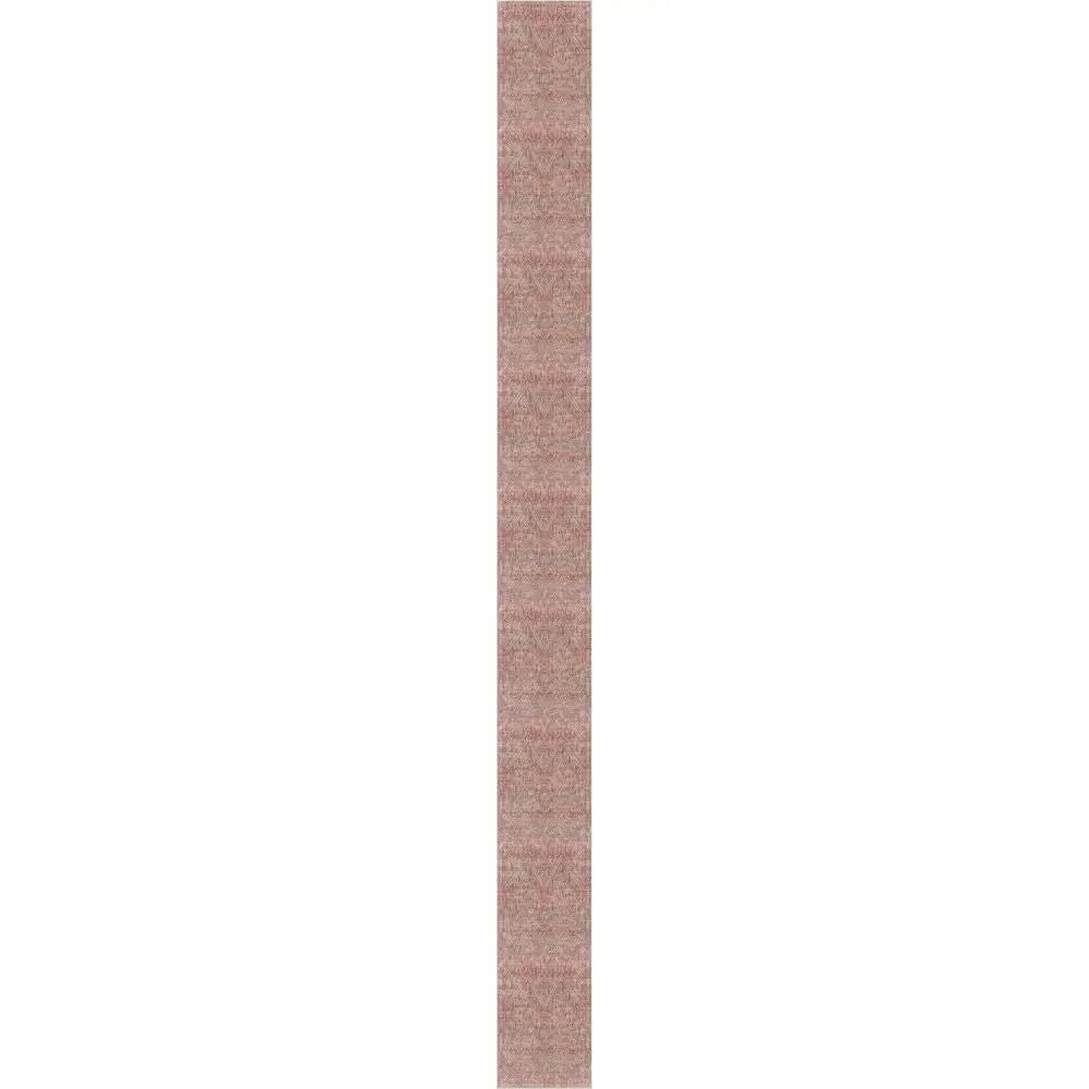 Anya Vintage Tribal Chevron Pink Beige Rust Flat-Weave Rug、mySite、gigharbornorthrealestate