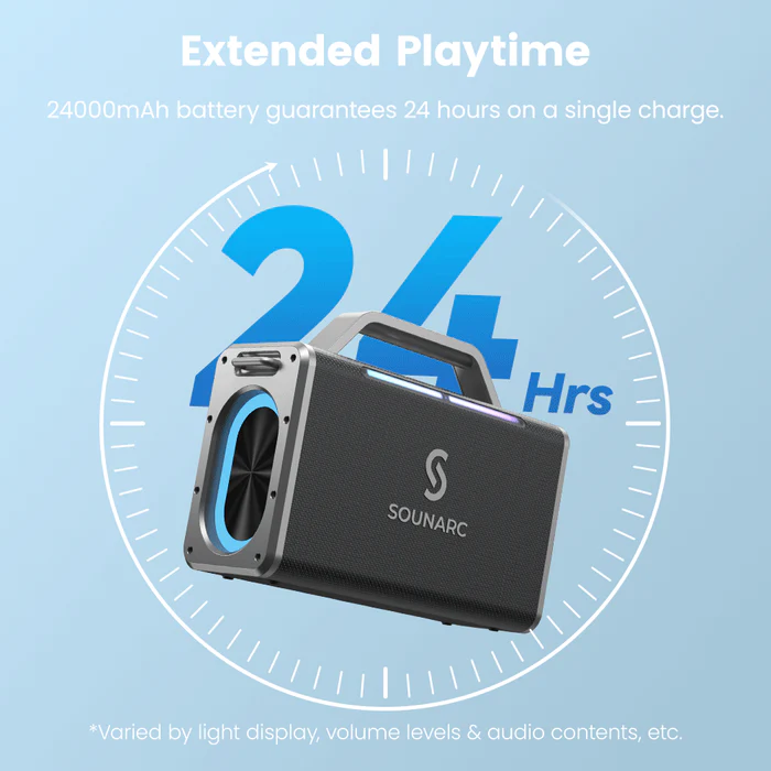 Sounarc K2 200W Portable Wireless Bluetooth Karaoke Speaker、mySite、fannypackpong