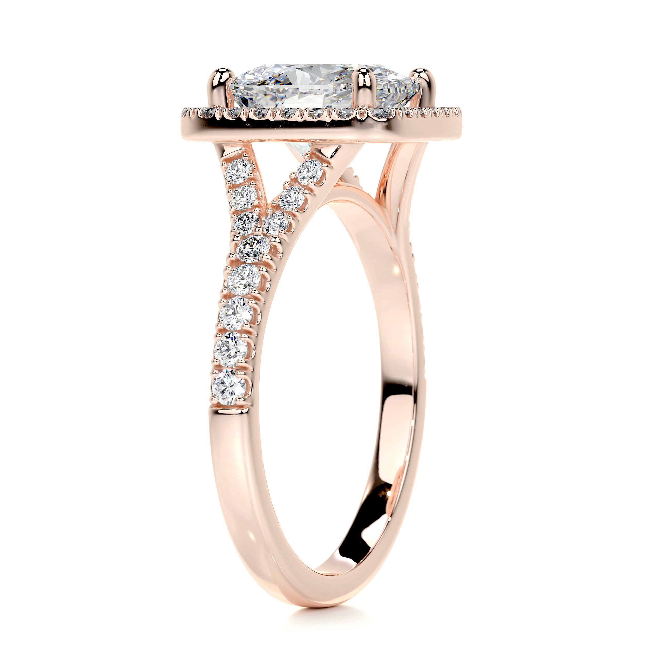 Luciana Diamond Engagement Ring -14K Rose Gold、mySite、hinf8tx79