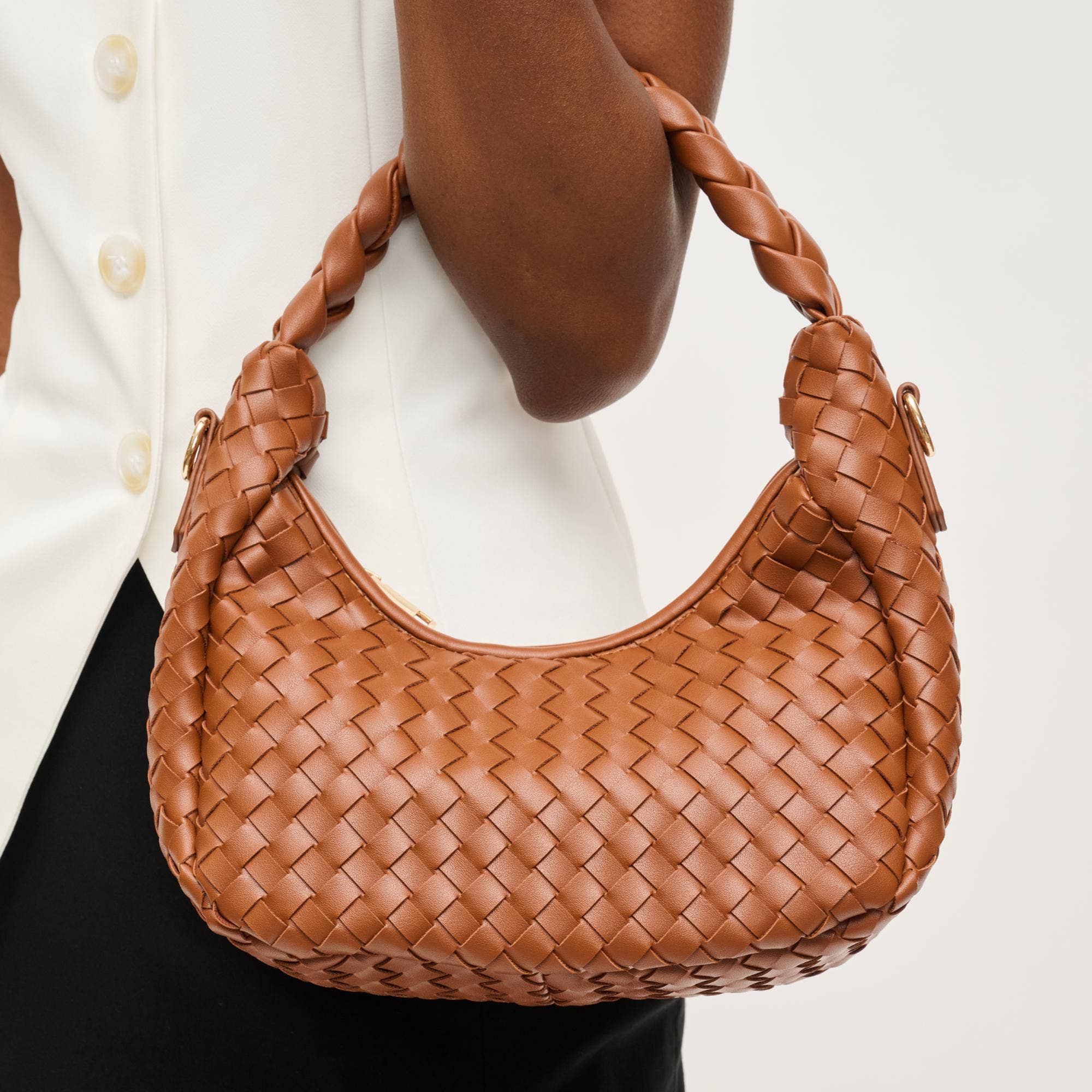 Laken Woven Shoulder Bag Crossbody、mySite、garagedoors4me