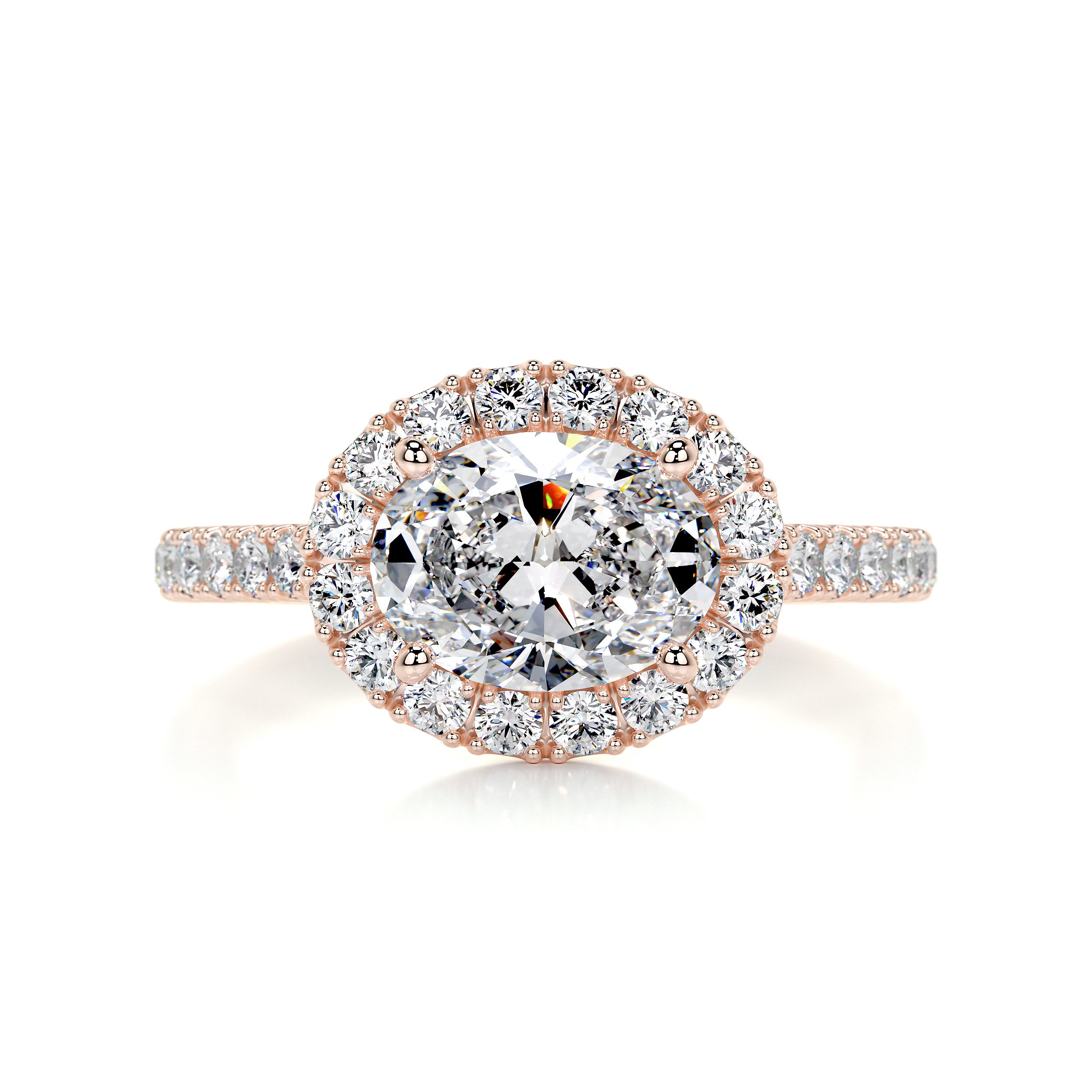 Alessandra Diamond Engagement Ring -14K Rose Gold、mySite、hinf8tx79