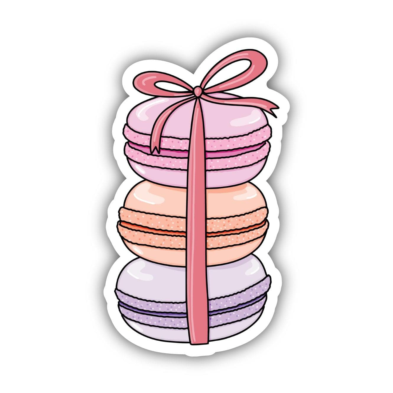  Macarons With A Bow Sticker、mySite、ghnorth
