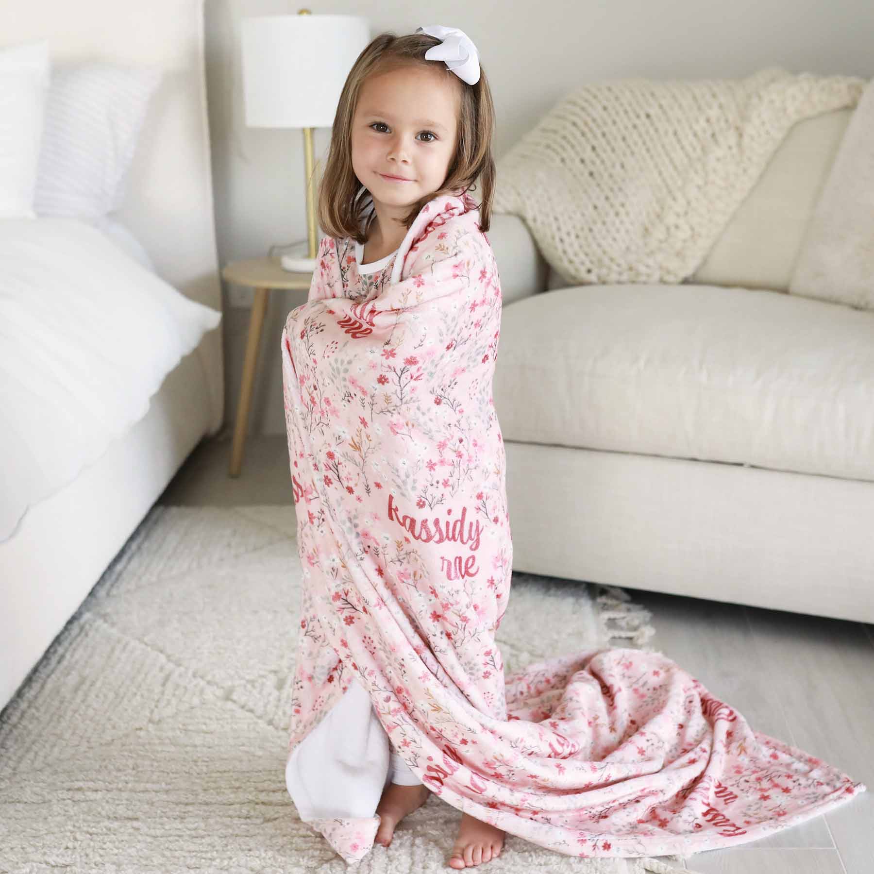  Autumn Blooms Personalized Kids Blanket、mySite、layawaytickets