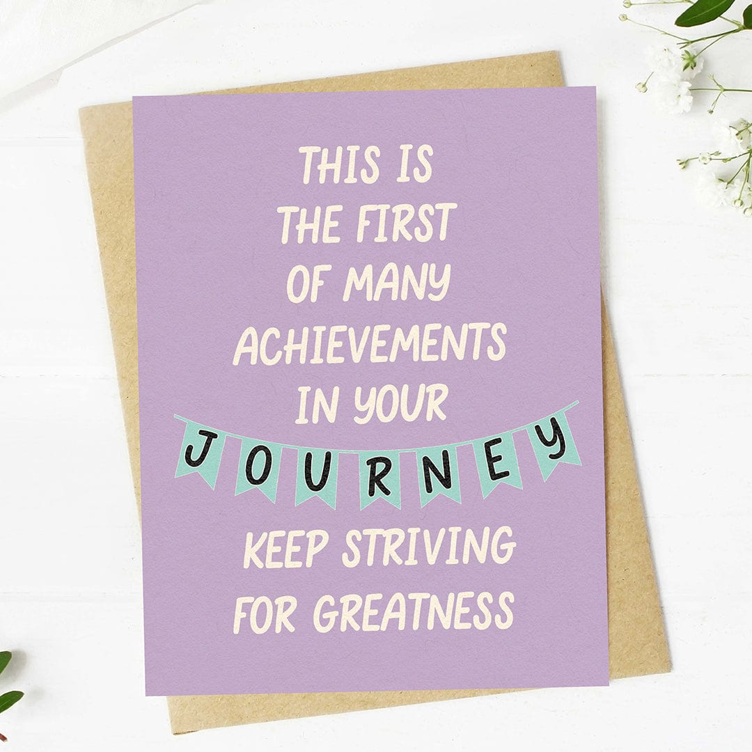  Keep Striving For Greatness Inspirational Graduation Card、mySite、elrpsem3k