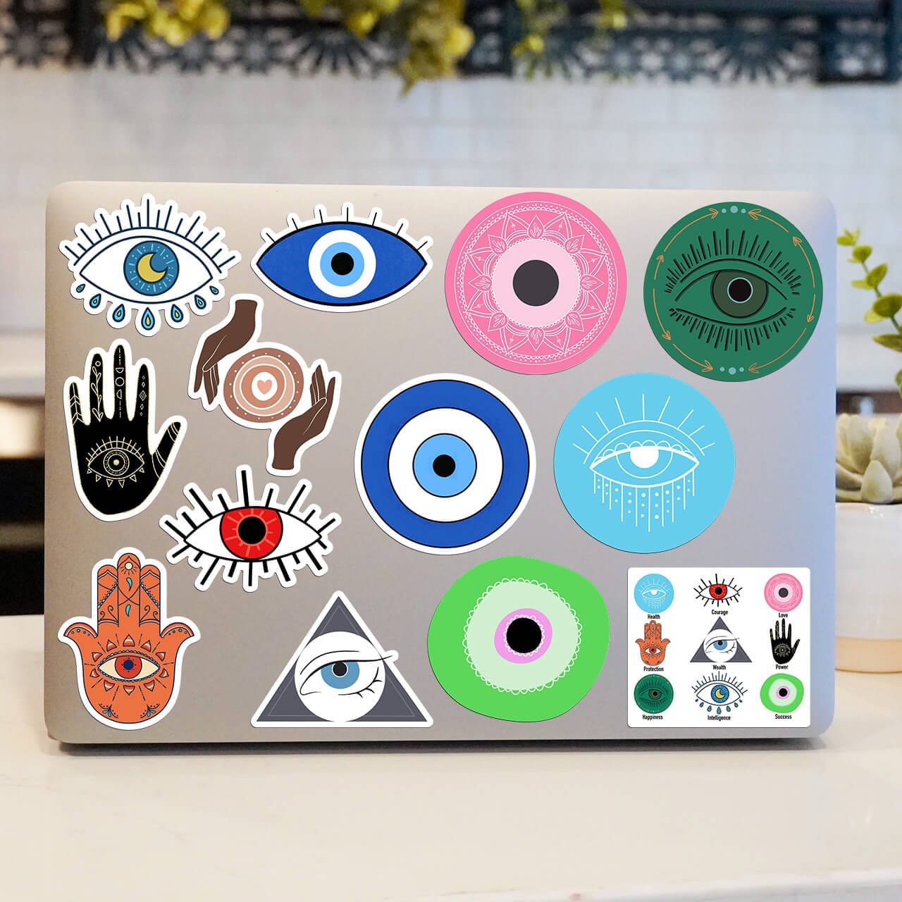  Evil Eye Stickers 13 Pack、mySite、ghnorth