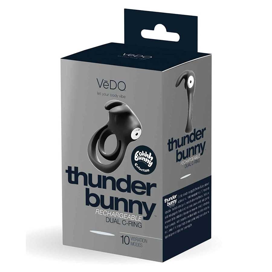 VeDO Thunder 10 Speed Rechargeable Silicone Dual Rabbit C-Ring、mySite、bottomscart