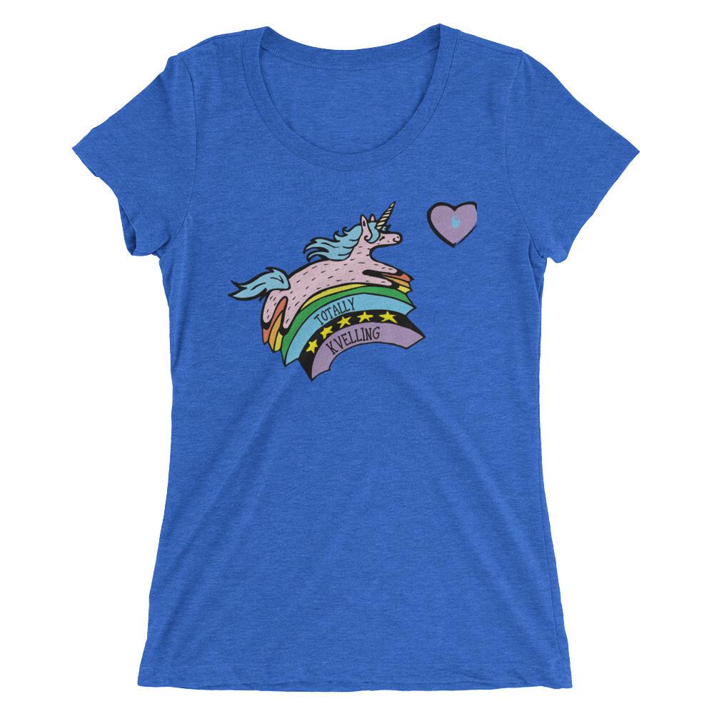 Jewnicorn Totally Kvelling Ladies' T-Shirt - Choice of Color、mySite、topwebapps
