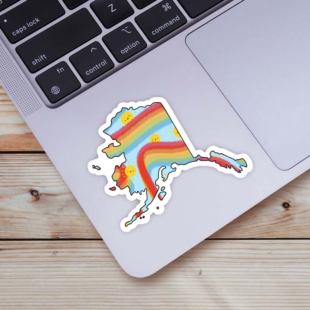  Alaska Rainbow Fun Sticker、mySite、elrpsem3k