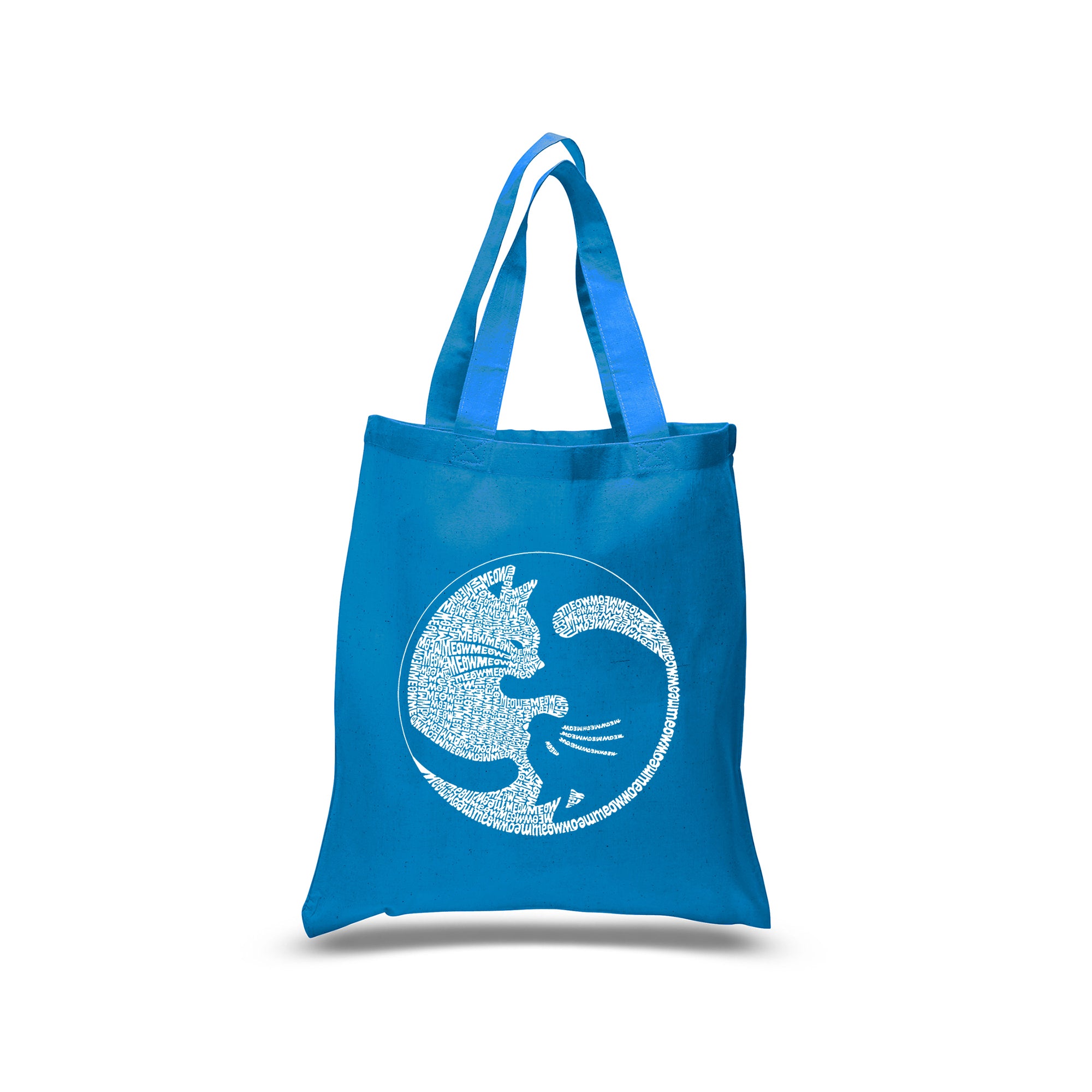 Yin Yang Cat - Small Word Art Tote Bag、mySite、camillekostekn