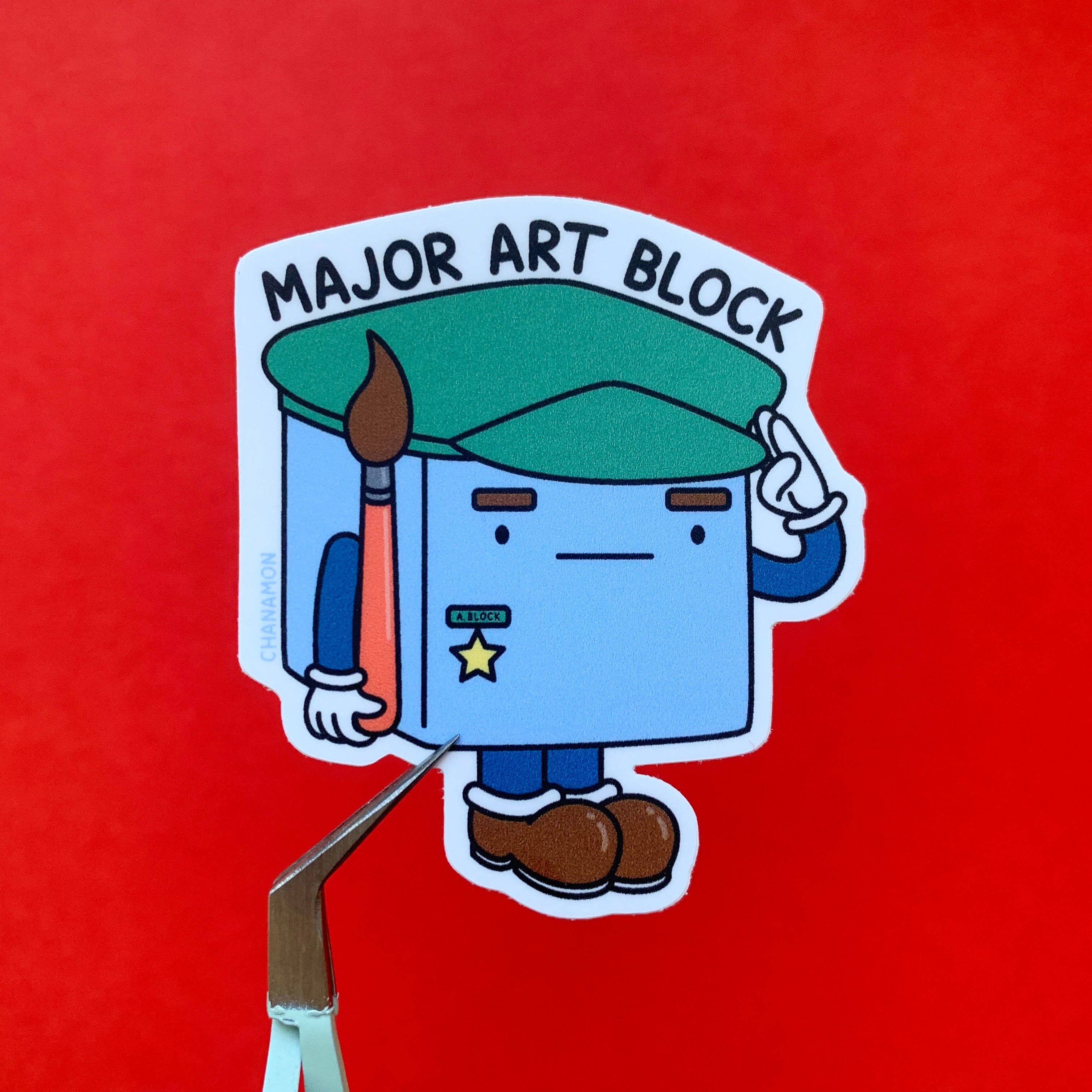 Maison Chanamon - Major Art Block Sticker、mySite、garagedoors4me