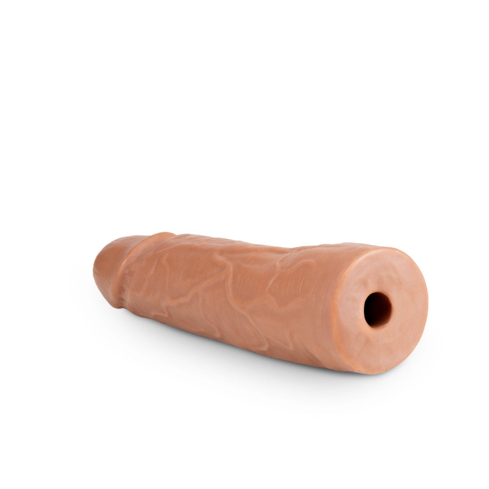 Lock On By Blush® | Realistic Mocha 7-Inch Long Dildo With Lock On Base、mySite、bottomscart