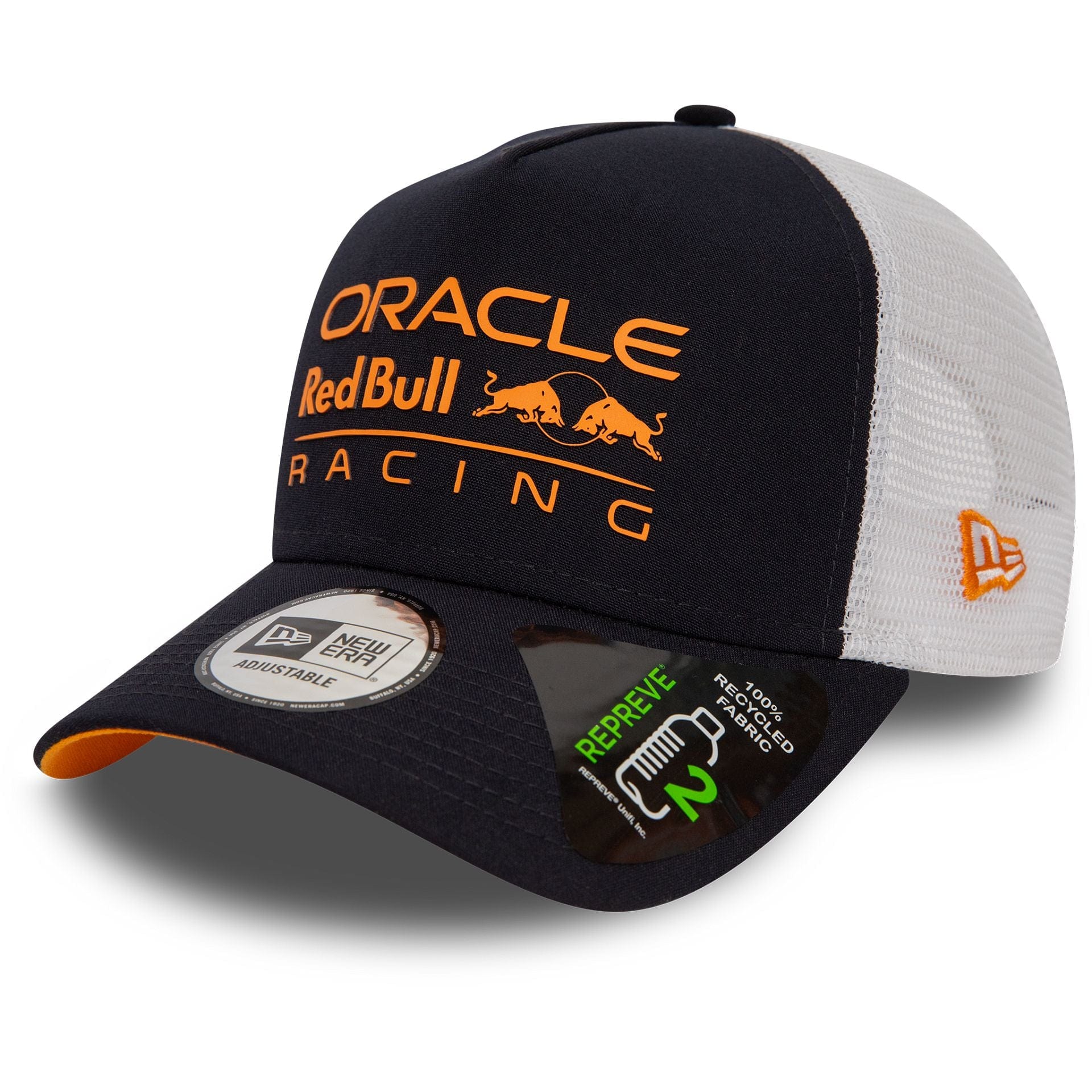 Red Bull Racing Repreve Dark Blue 9FORTY Adjustable E-Frame Trucker Cap、mySite、vikingsvslions