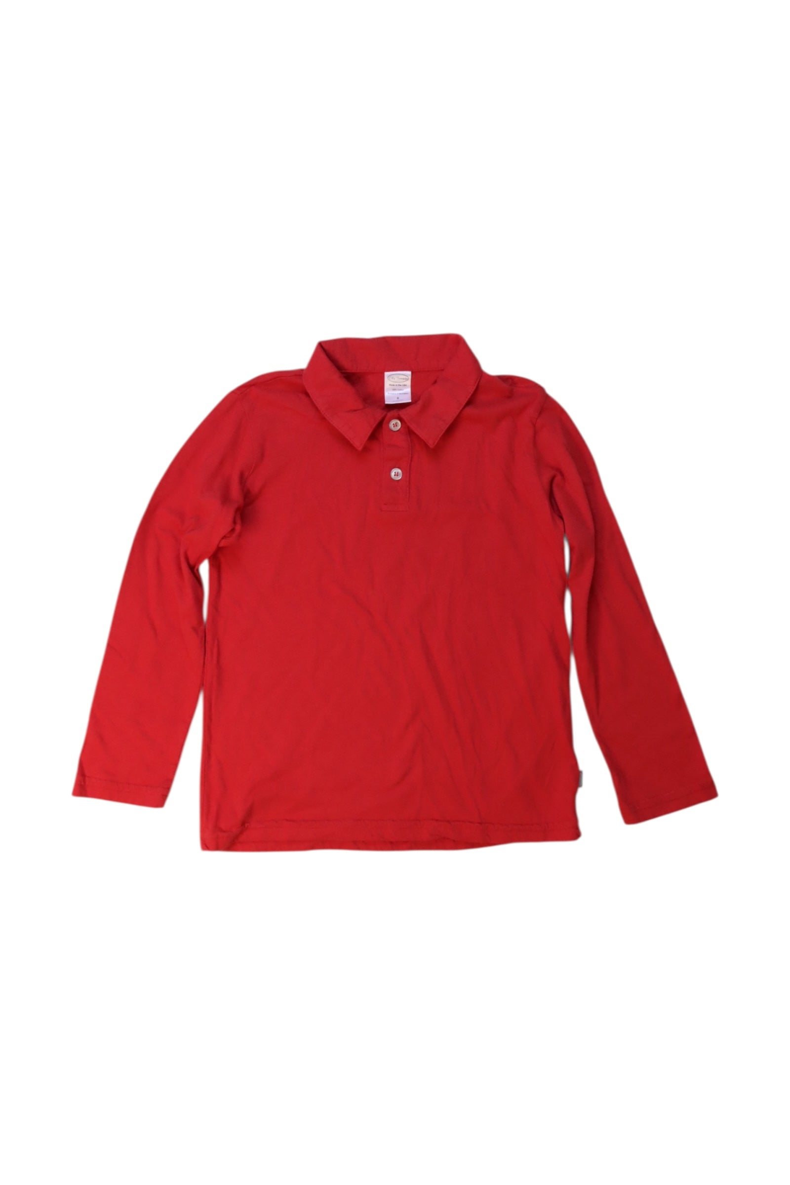 City Threads Long Sleeve Polo - Size 6T、mySite、g9winljtr