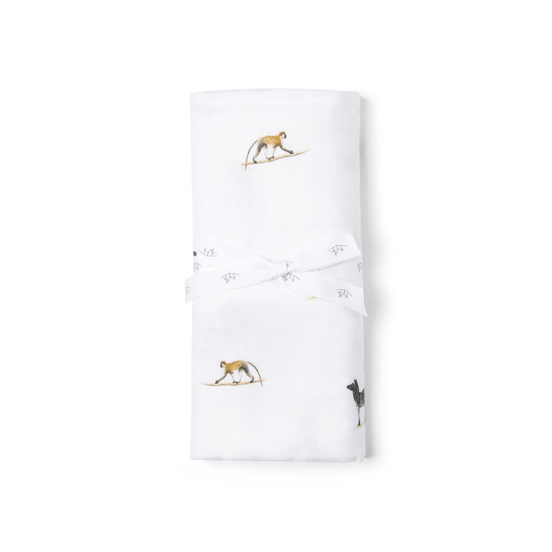 Rosa & Blue Muslin Swaddle - Safari、mySite、merchandisen