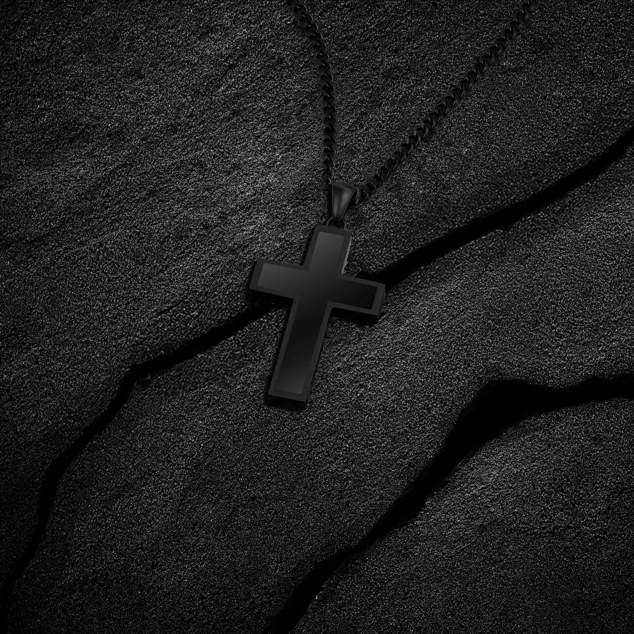  Stone Cross (Large) - Stealth