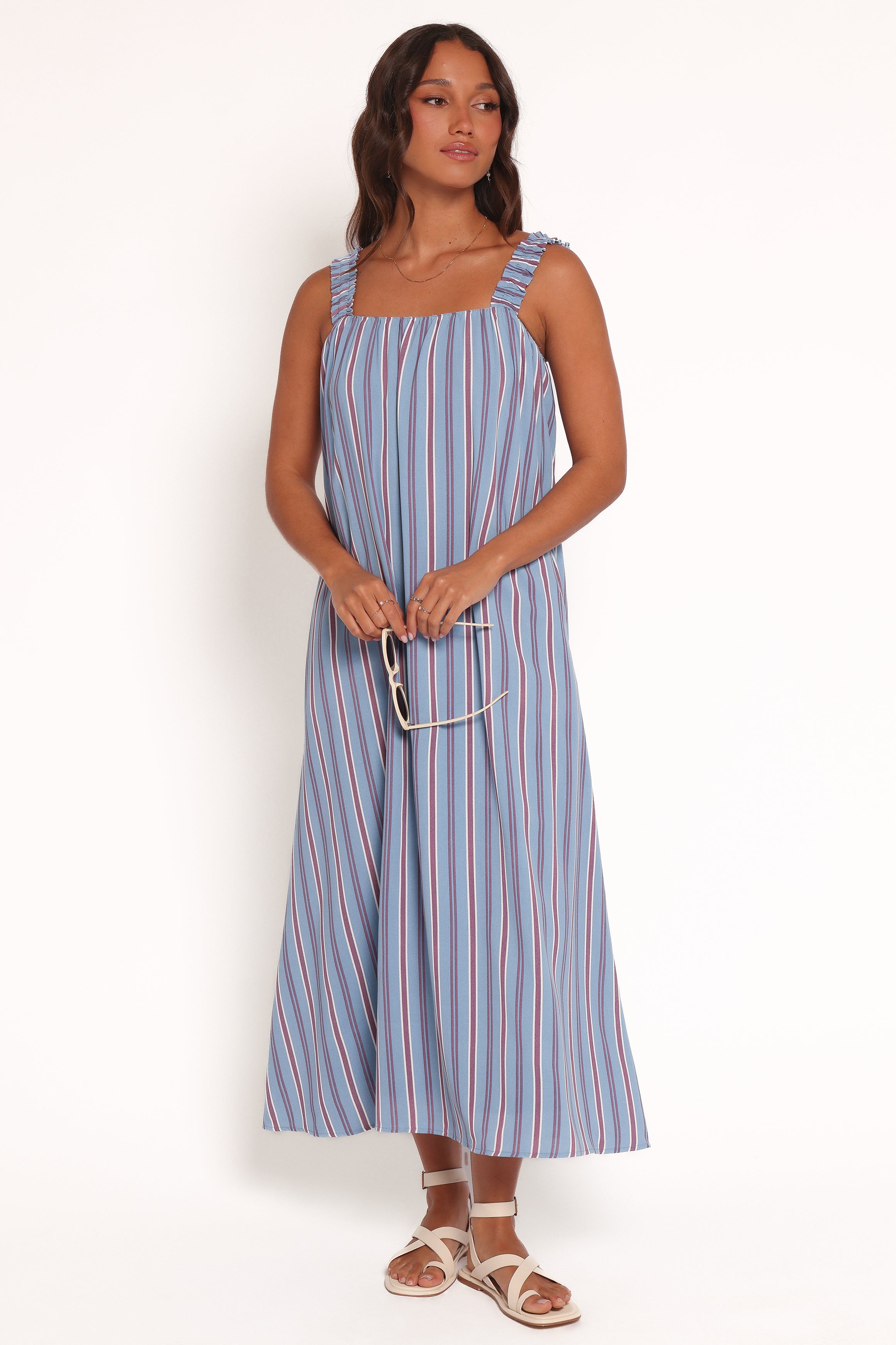  Alessandra Maxi Dress - Blue Stripe、mySite、sugarbowlscore