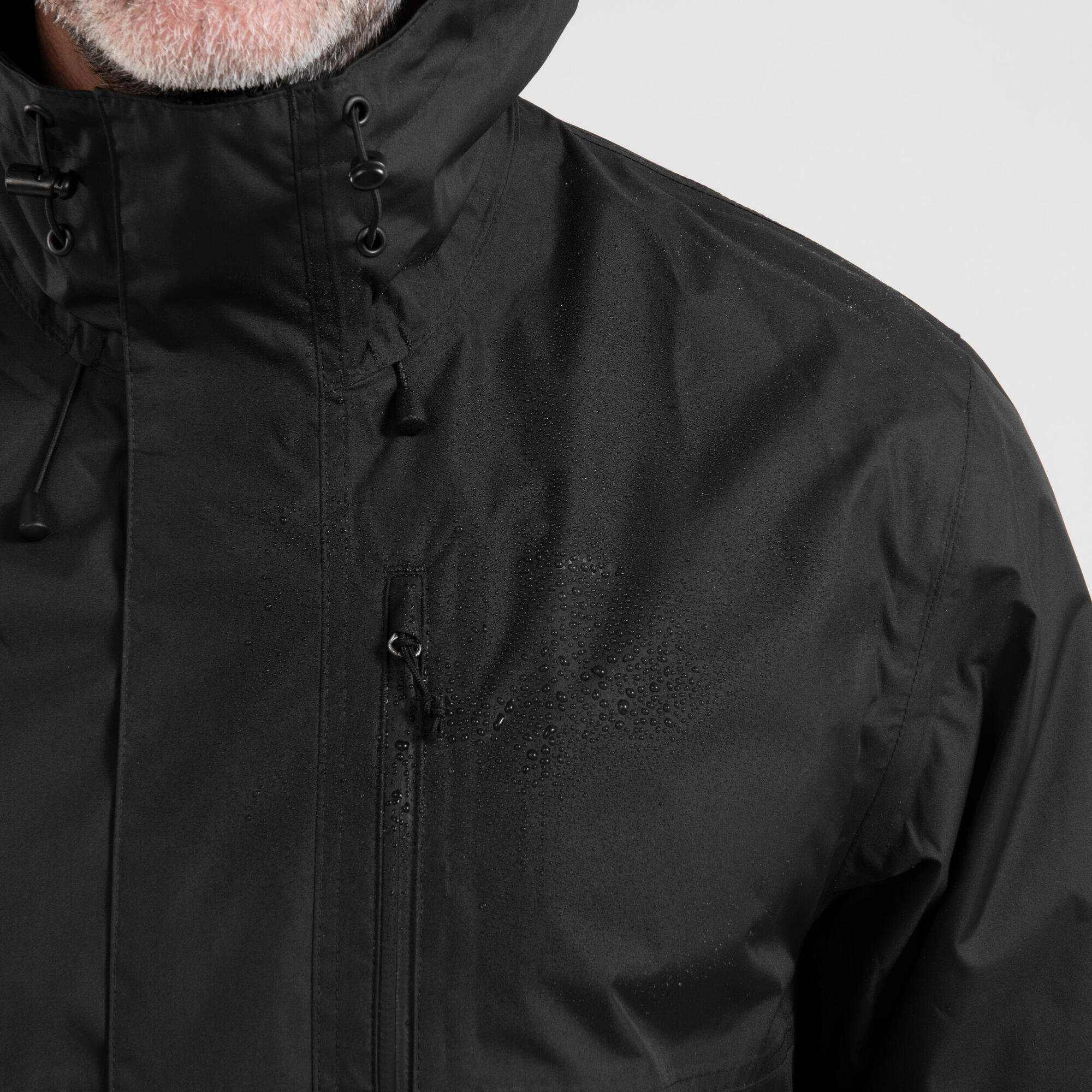 Quechua Men's NH500 Imper Waterproof Rain Jacket
