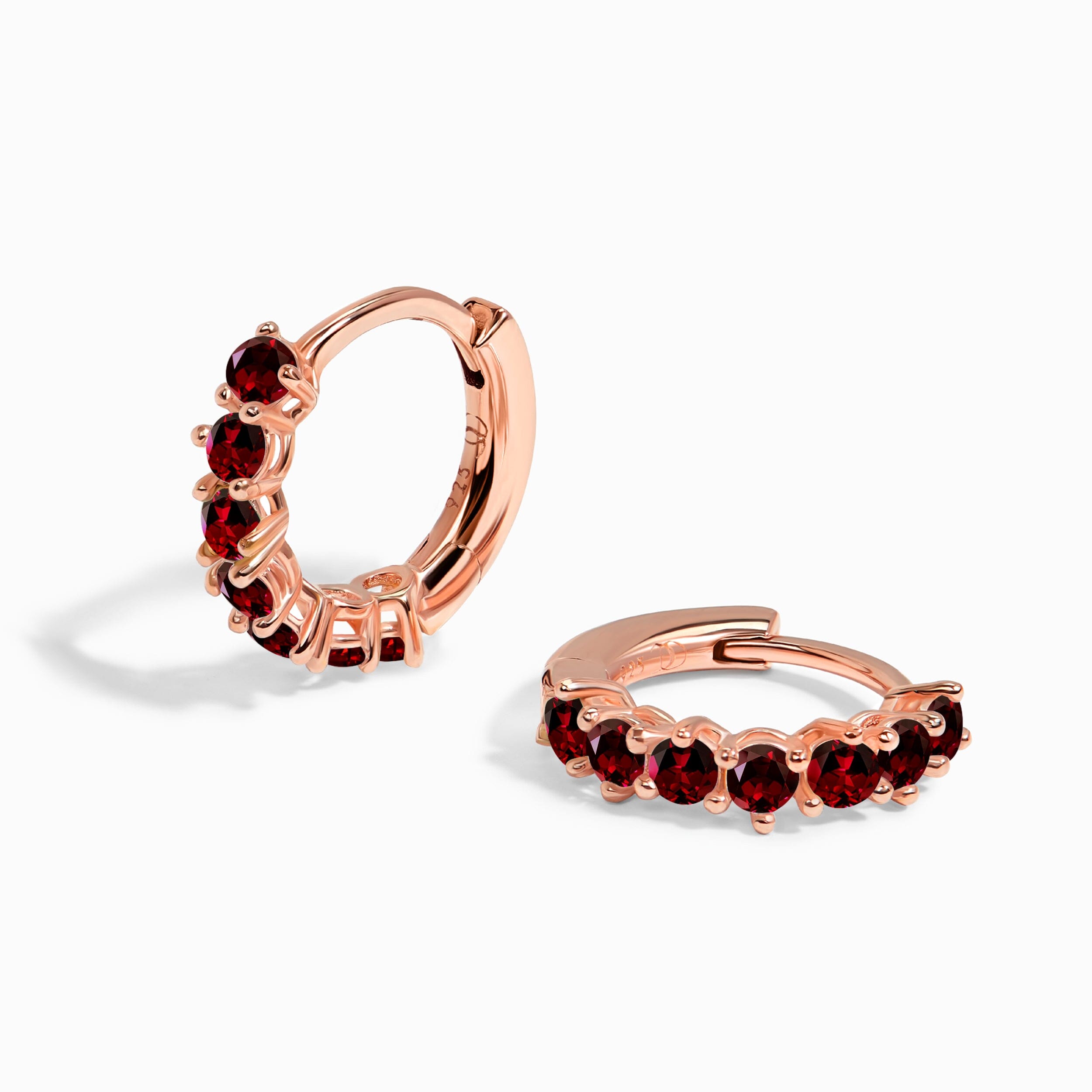 Garnet Earrings - Bonny Hoops、mySite、hinf8tx79