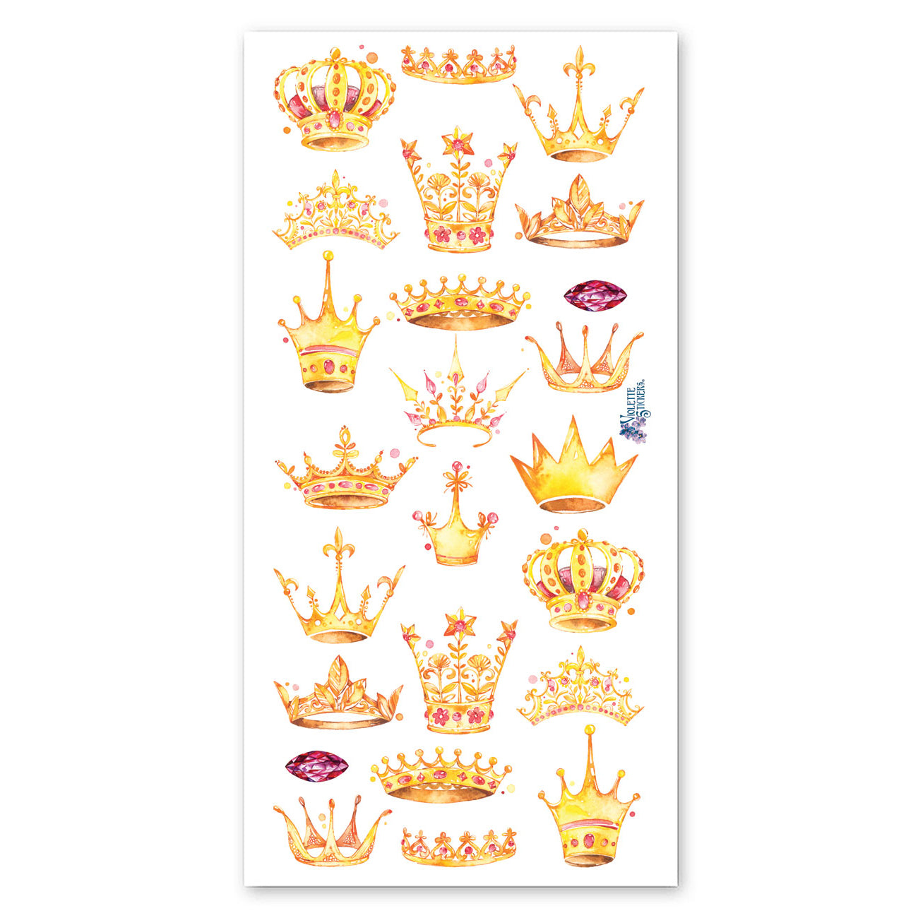  Foil Crowns Stickers、mySite、ghnorth