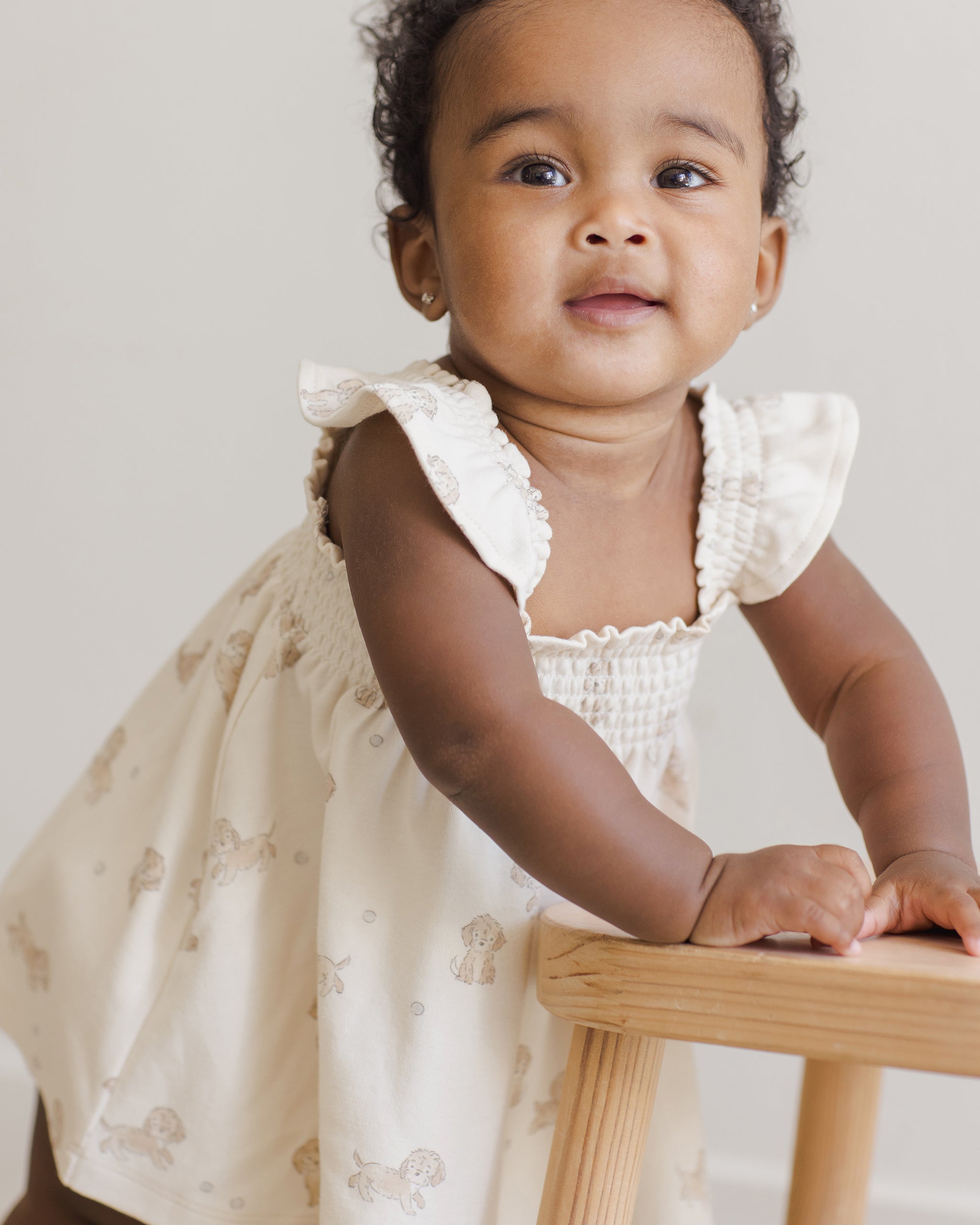  Smocked Jersey Dress || Puppies、mySite、layawaytickets