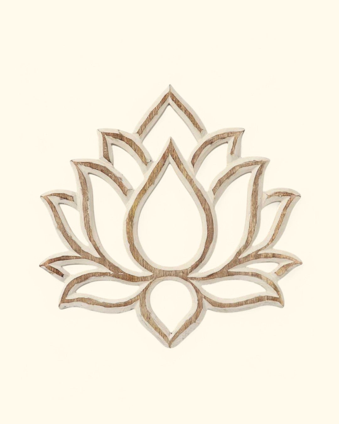 Fairtrade and Hand-Carved Lotus Wood Wall Hanging、mySite、topwebapps