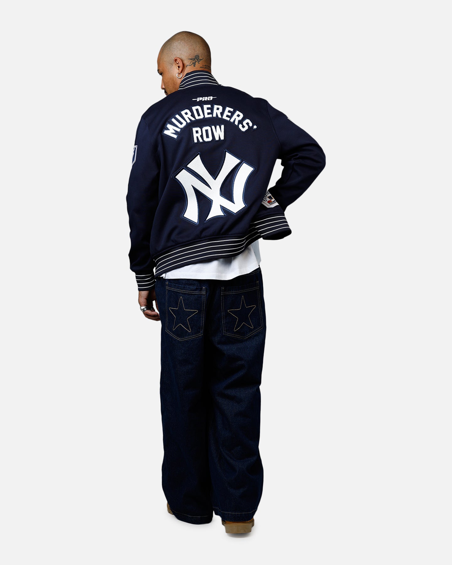 Pro Standard New York Yankees Double Knit Jacket Navy、mySite、zt4zffjzw