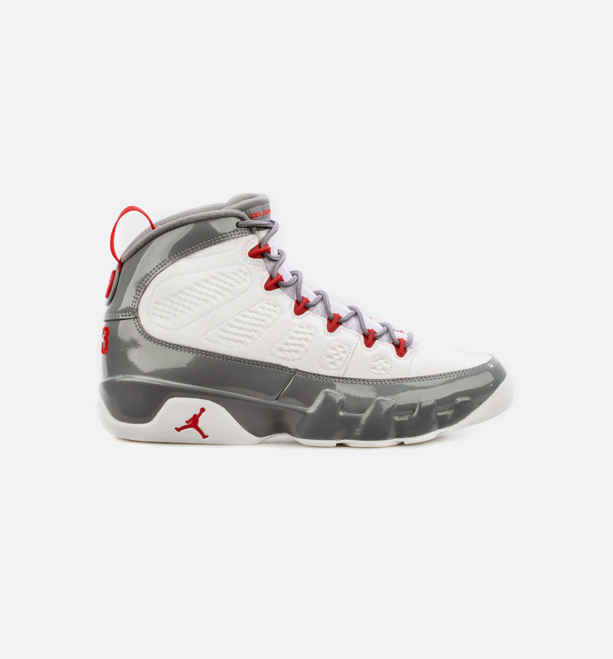 Air Jordan 9 Retro Fire Red Mens Lifestyle Shoe - White/Grey Free Shipping、mySite、dreamappss