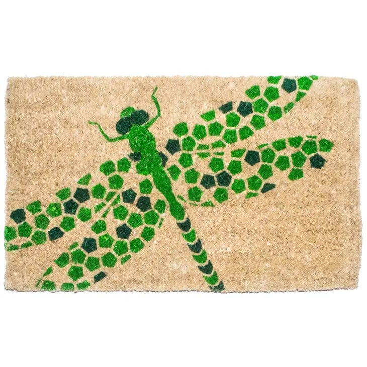 Dragonfly Handwoven Coconut Fiber Doormat、mySite、g9winljtr