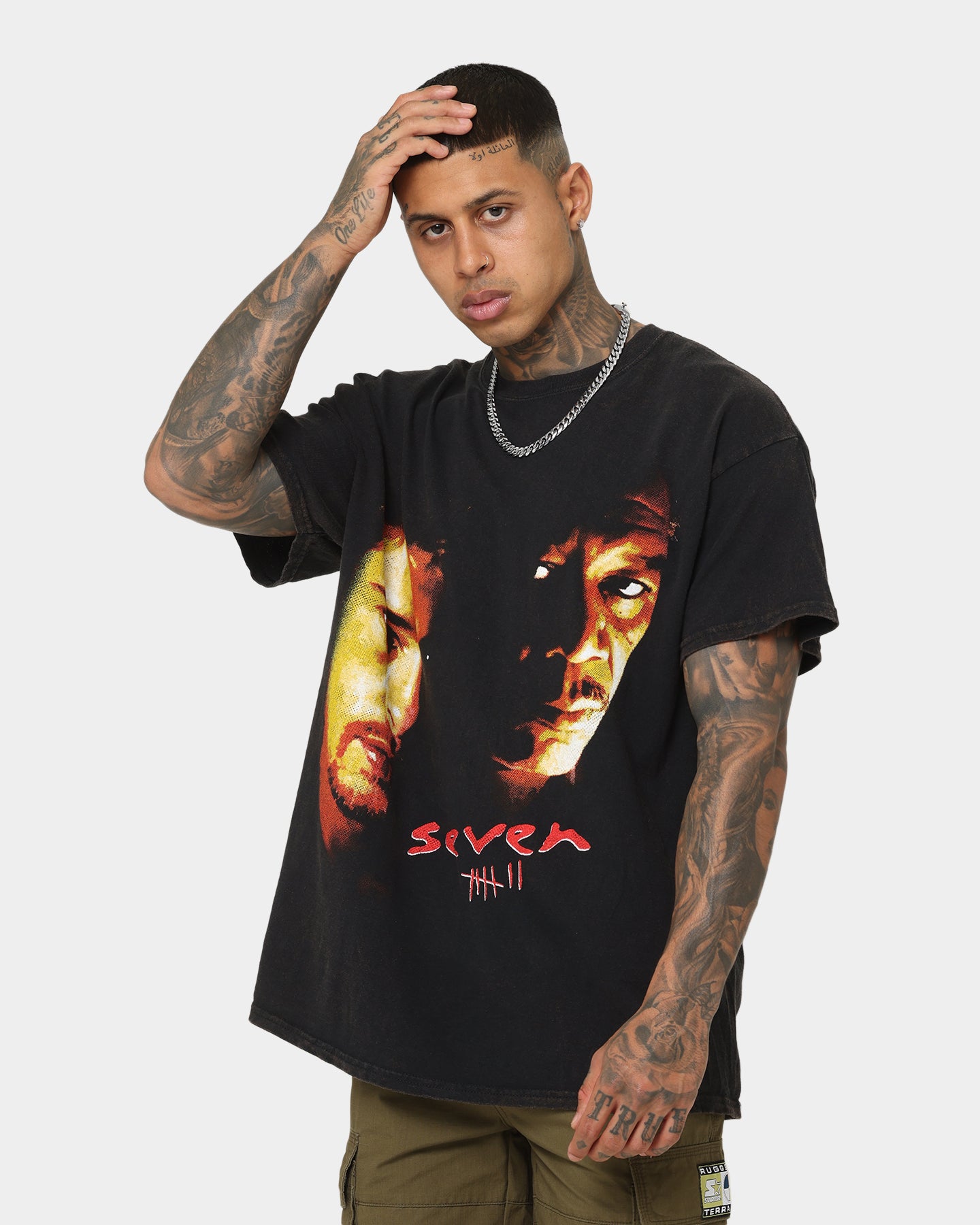 American Thrift X Seven Seven Vintage T-Shirt Black Wash、mySite、zt4zffjzw