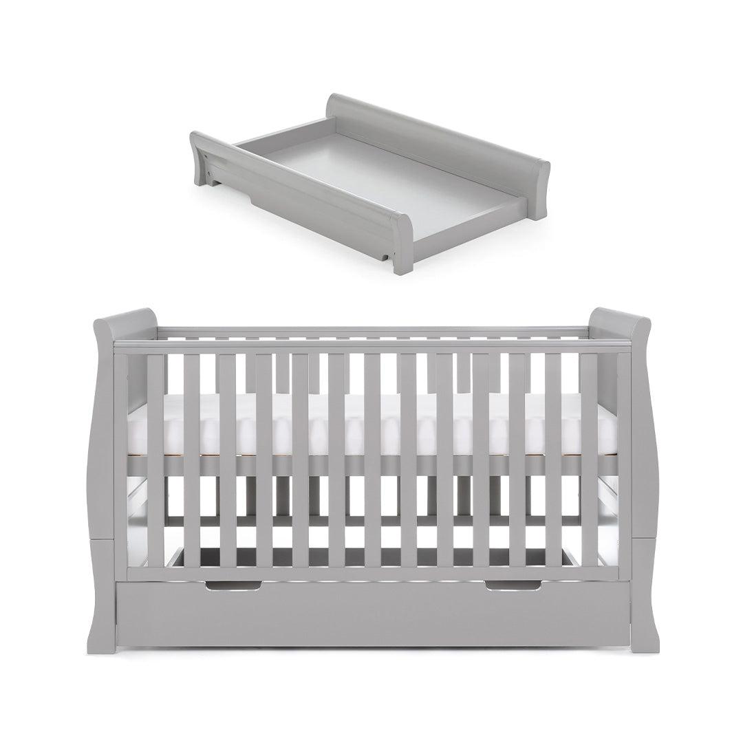  Obaby Stamford Classic Cot Bed - Warm Grey、mySite、merchandisen