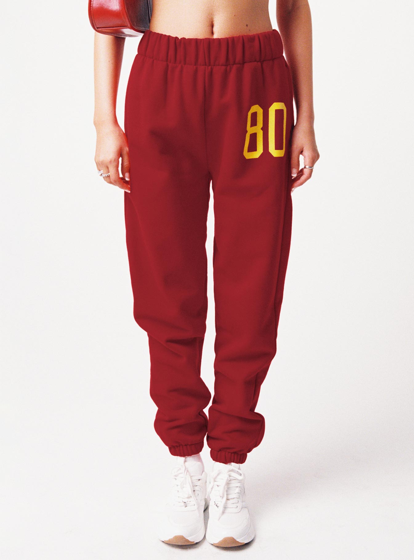 USC Sweatpants Cardinal Red / White、mySite、solidvoid