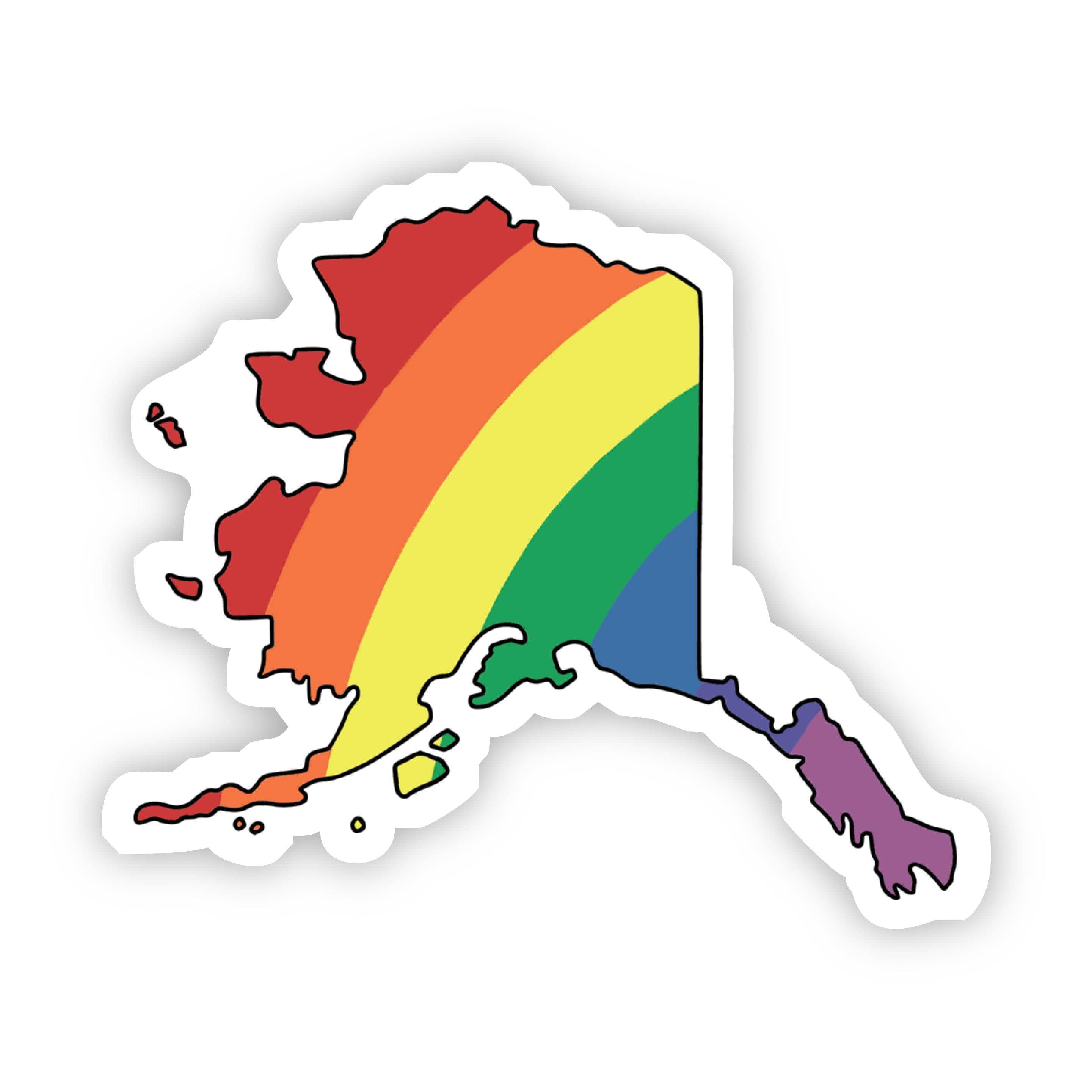  Alaska Rainbow Sticker、mySite、elrpsem3k