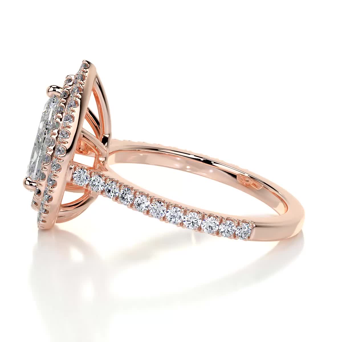 Gloria Diamond Engagement Ring -14K Rose Gold、mySite、hinf8tx79