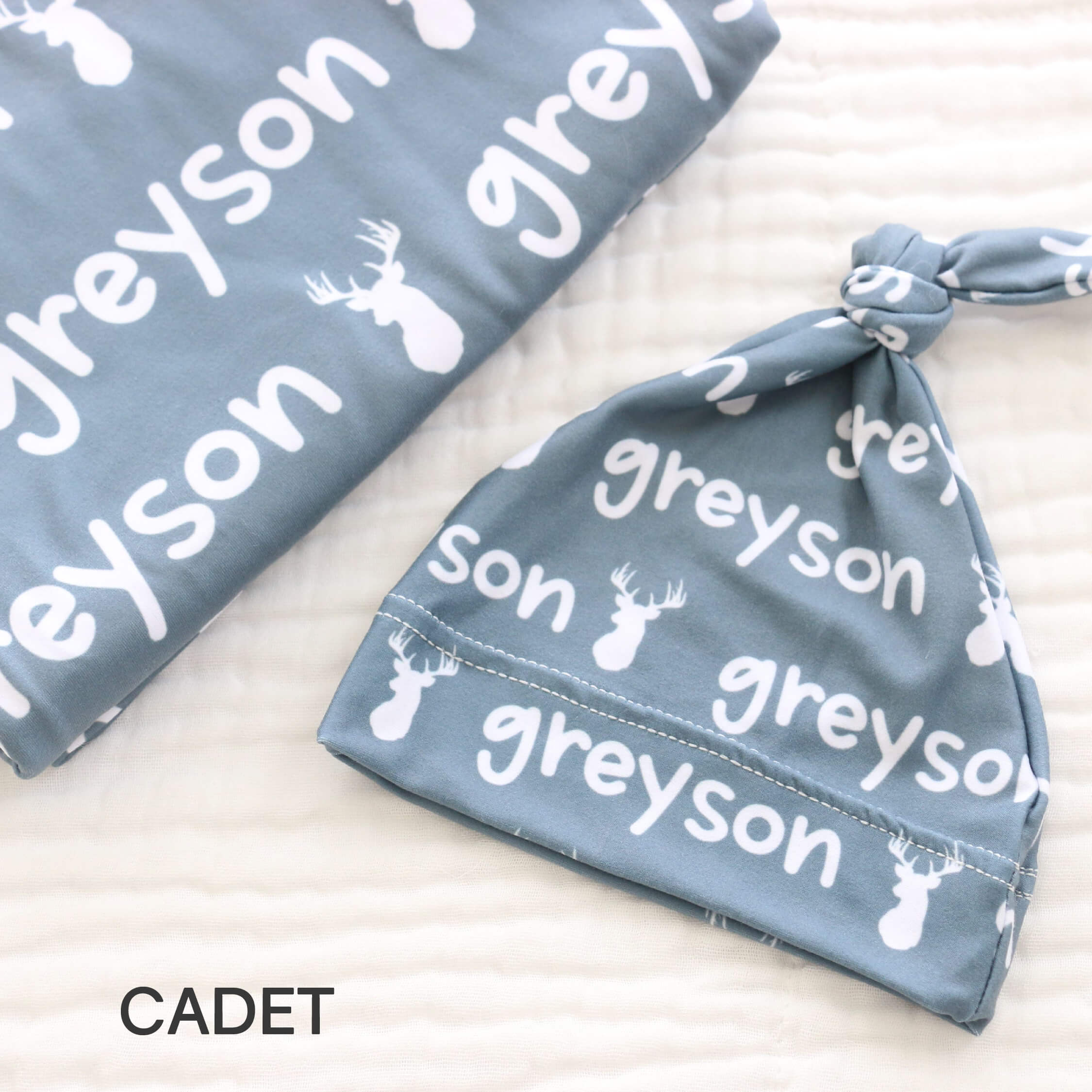  Custom Personalized Baby Name Swaddle Blanket | Graphic Blues、mySite、layawaytickets