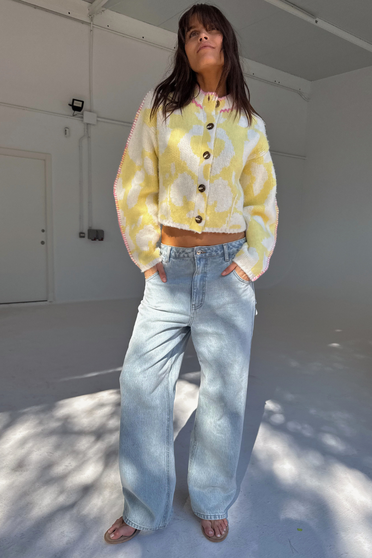 Yellow Zizi Cardigan、mySite、solidvoid