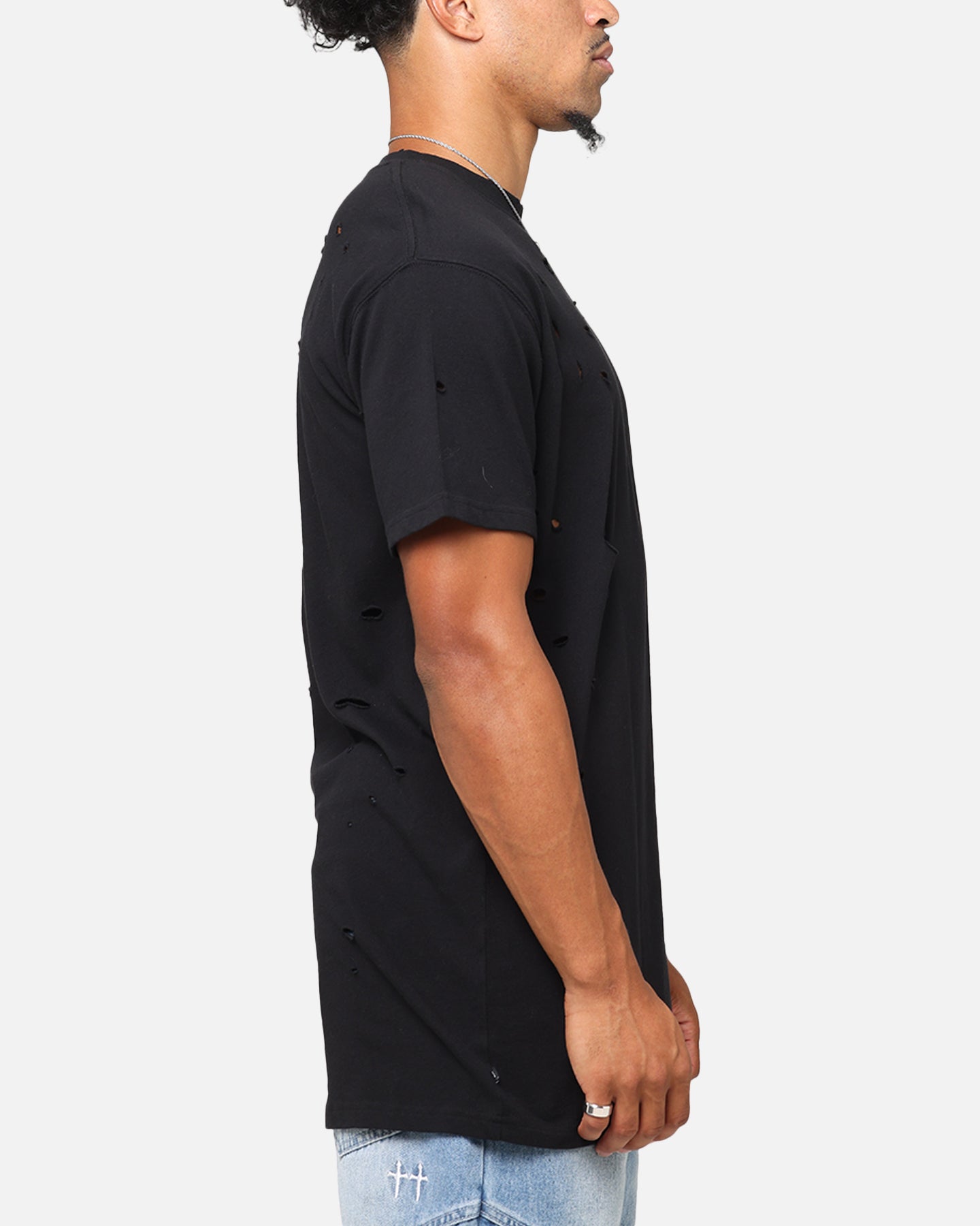 Saint Morta Distressed Lafayette T-Shirt Black、mySite、zt4zffjzw