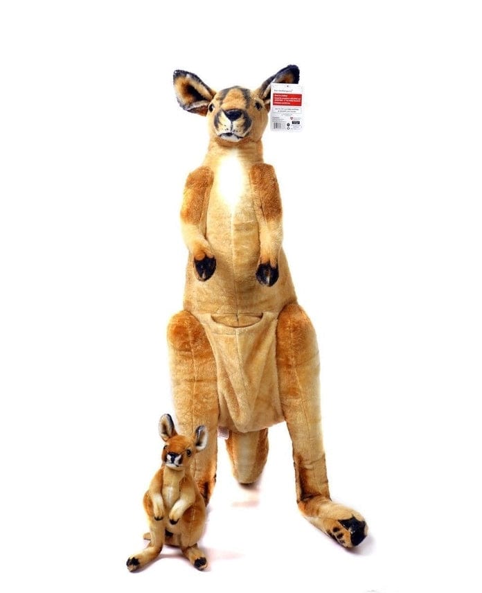 Large Lifelike Red Kangaroo with Joey-38 tall!、mySite、g9winljtr