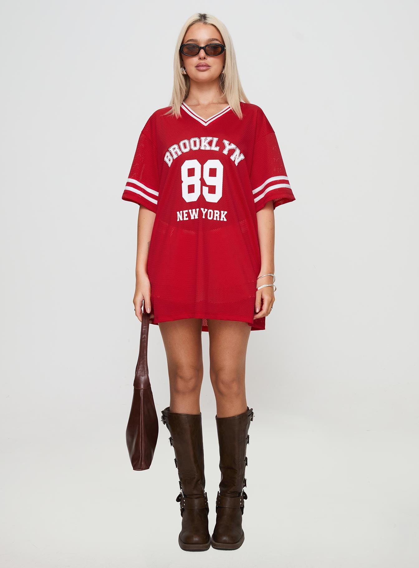 Michail Jersey Mini Dress Red、mySite、solidvoid