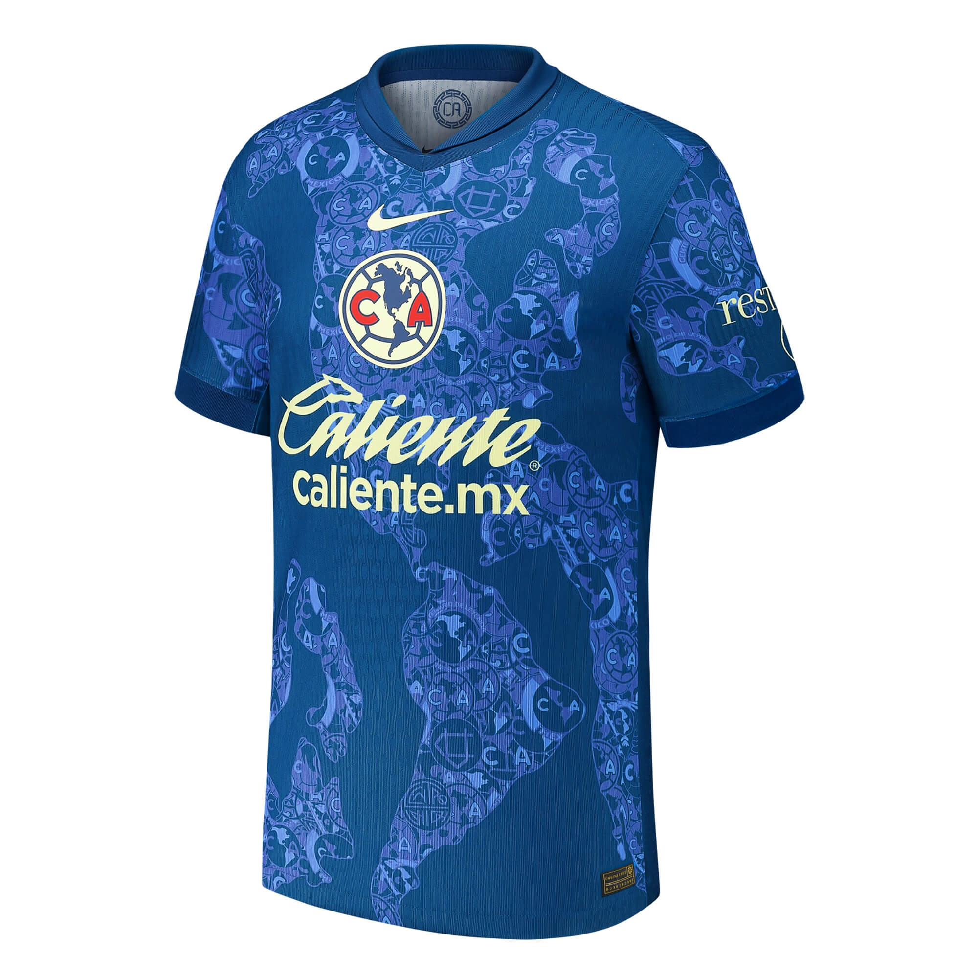 Nike Men's Club America 2024/25 Dri-FIT ADV Away Jersey Blue/Lemon Chiffon、mySite、noshort