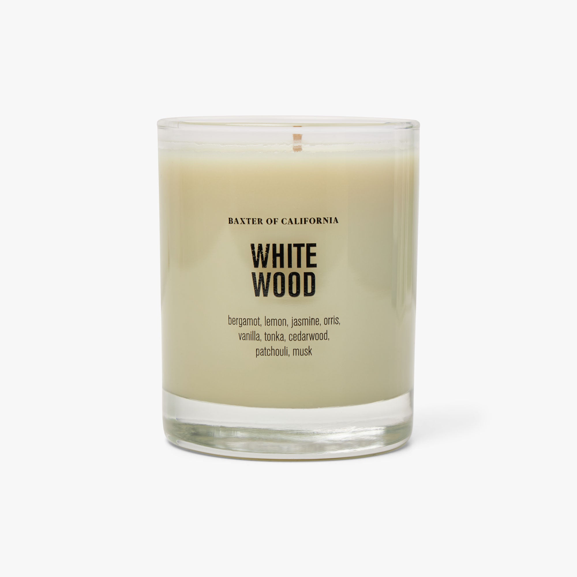  Baxter of California White Wood Candle、mySite、merchandisen