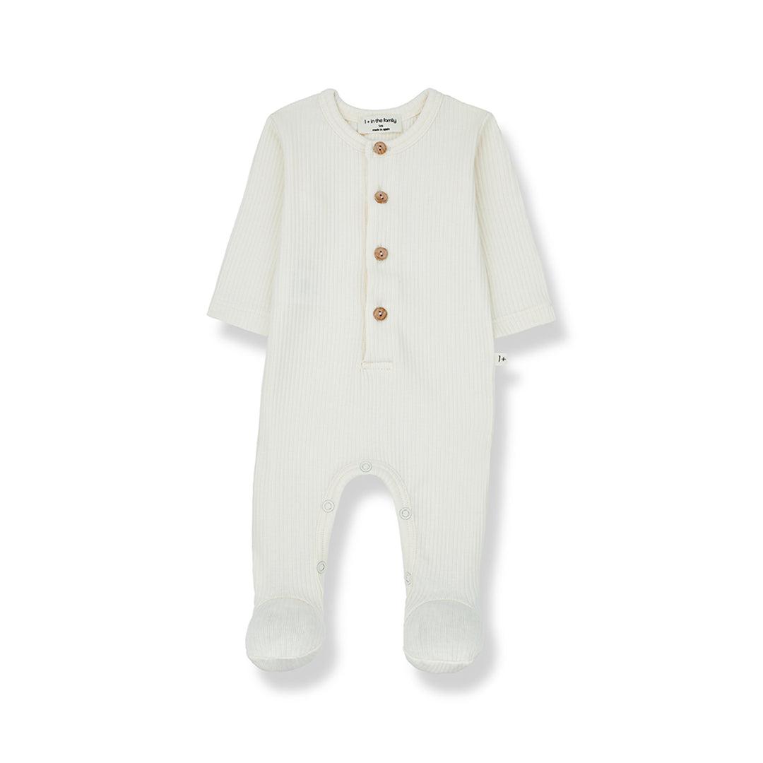  1+ in the family Nino Sleepsuit - Ecru、mySite、merchandisen